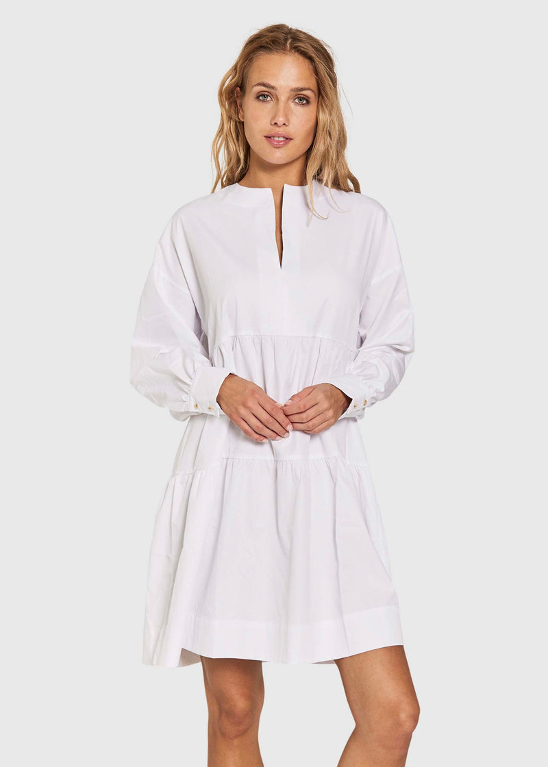 NORR Cilla bomba short dress Dresses White