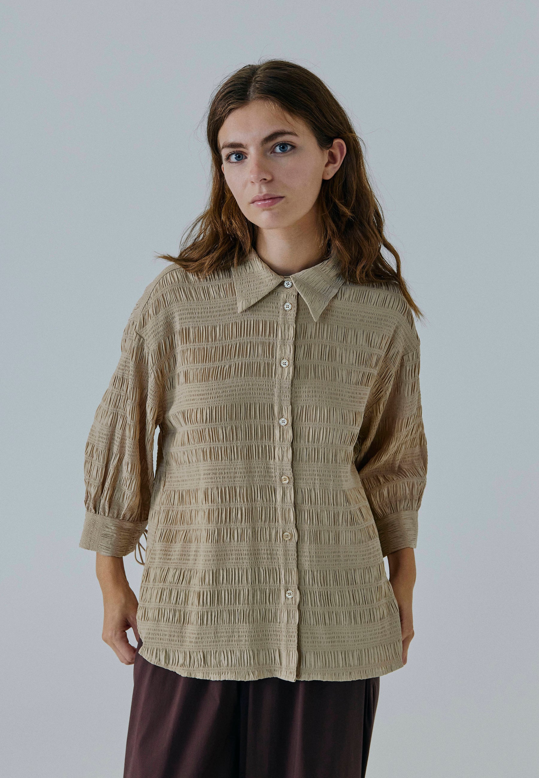 NORR Clarra shirt Skjorter Warm Beige