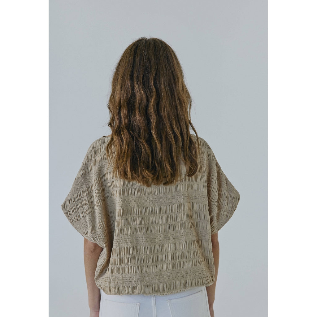 NORR Clarra top Toppe Warm Beige