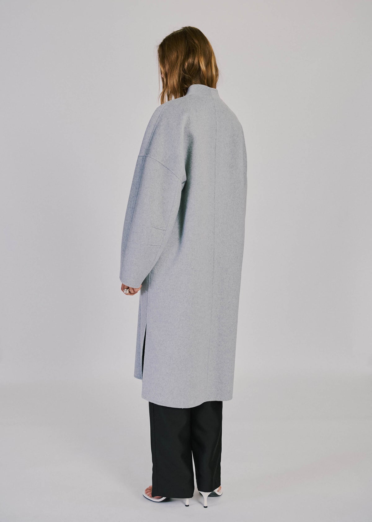 NORR Elvira jacket long Jakker Light grey melange