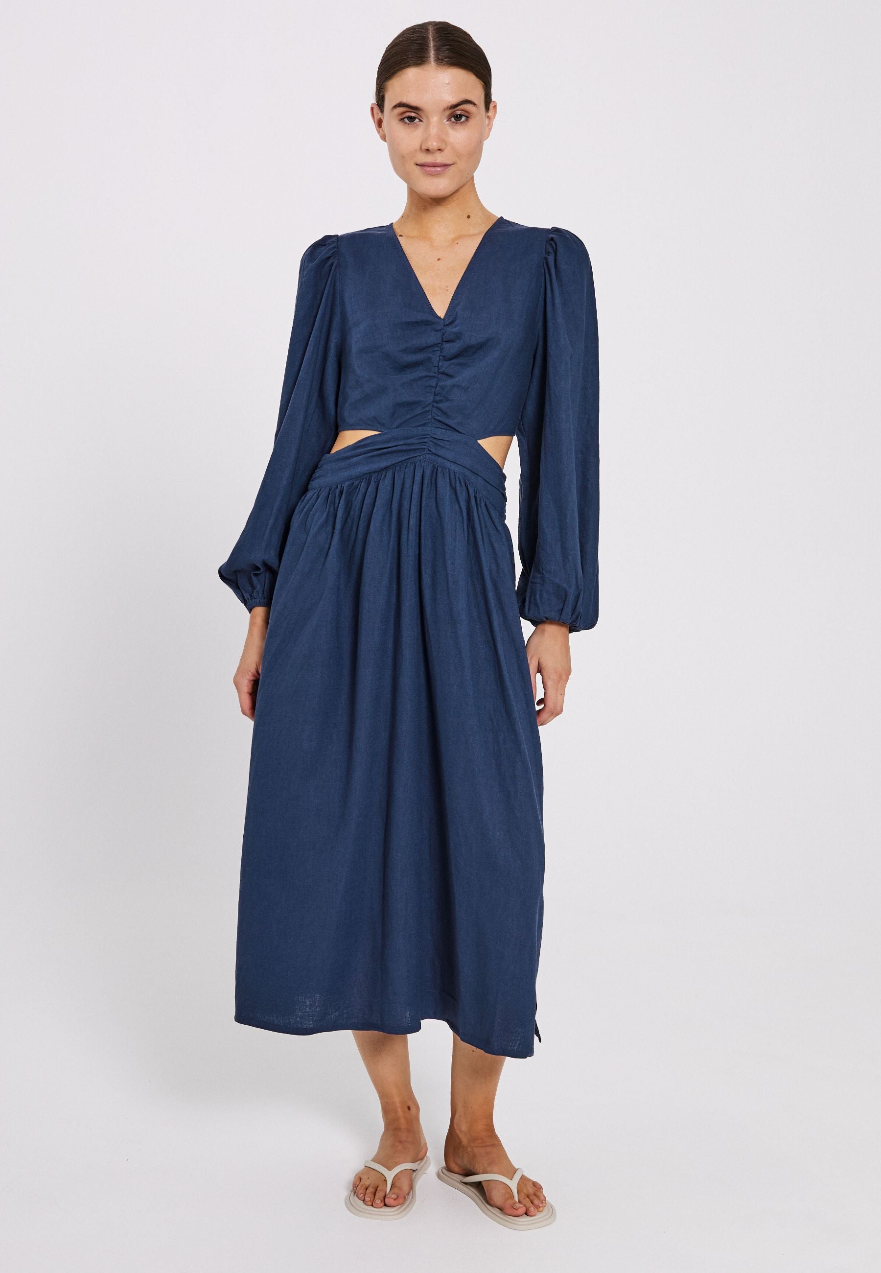 NORR Esma maxi dress Dresses Navy