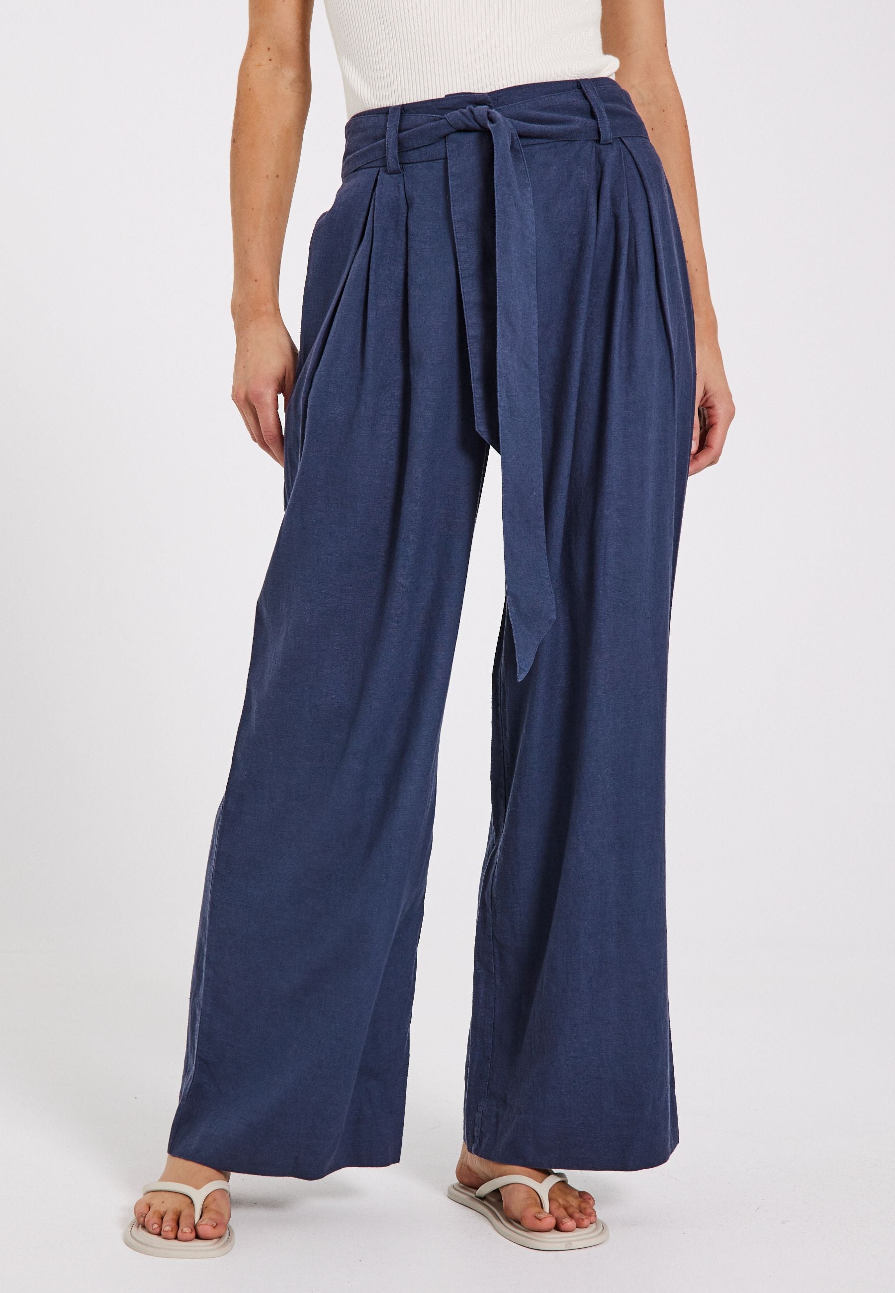 NORR Esma wide pants Pants Navy