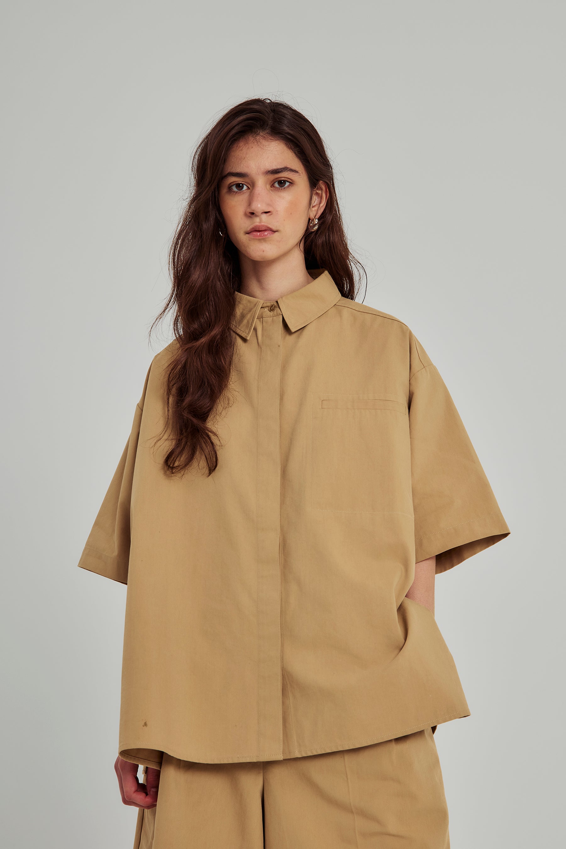 NORR Esther SS shirt Shirts Camel