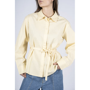 NORR Fraser padded shirt Skjorter Light yellow