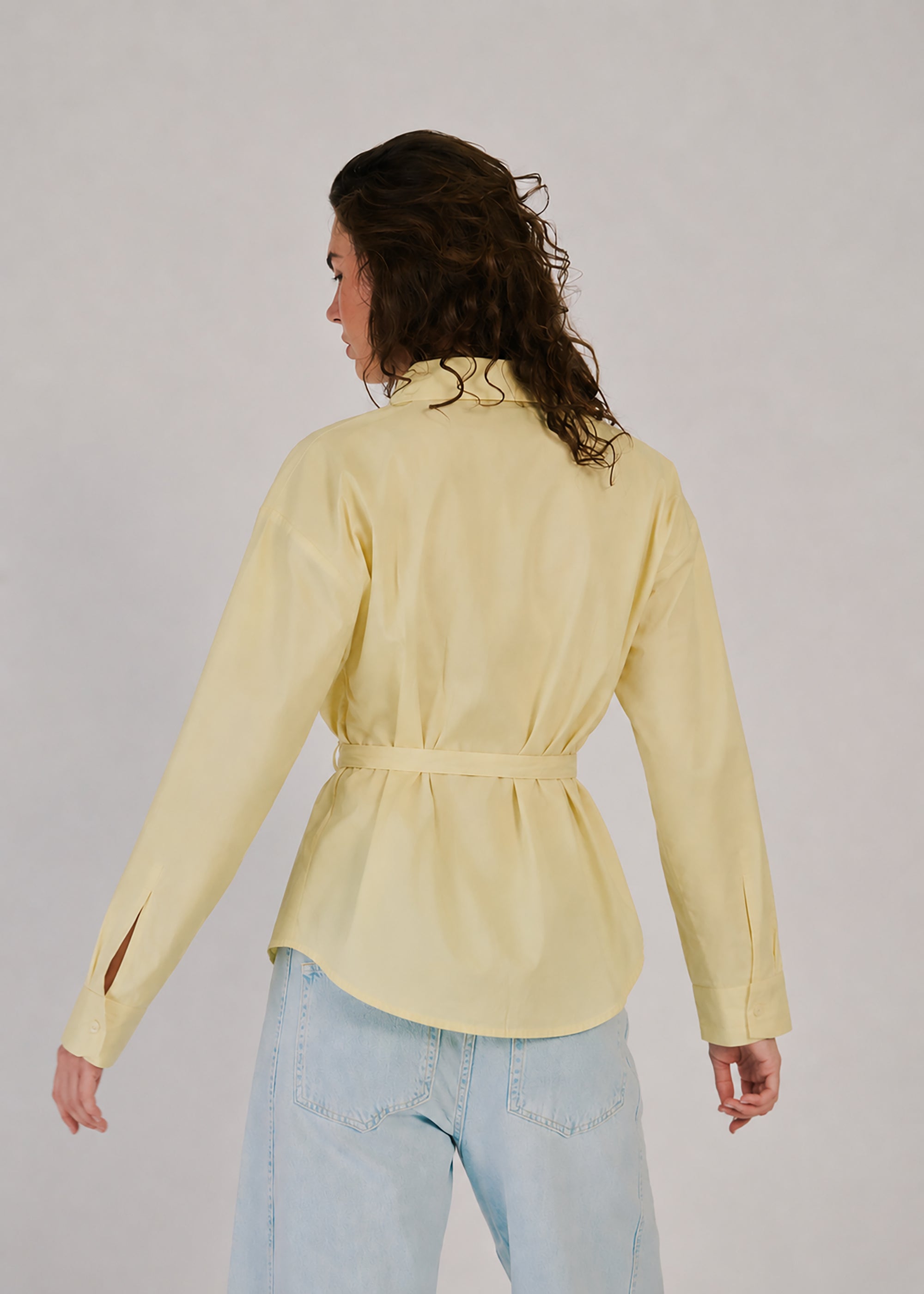 NORR Fraser padded shirt Skjorter Light yellow