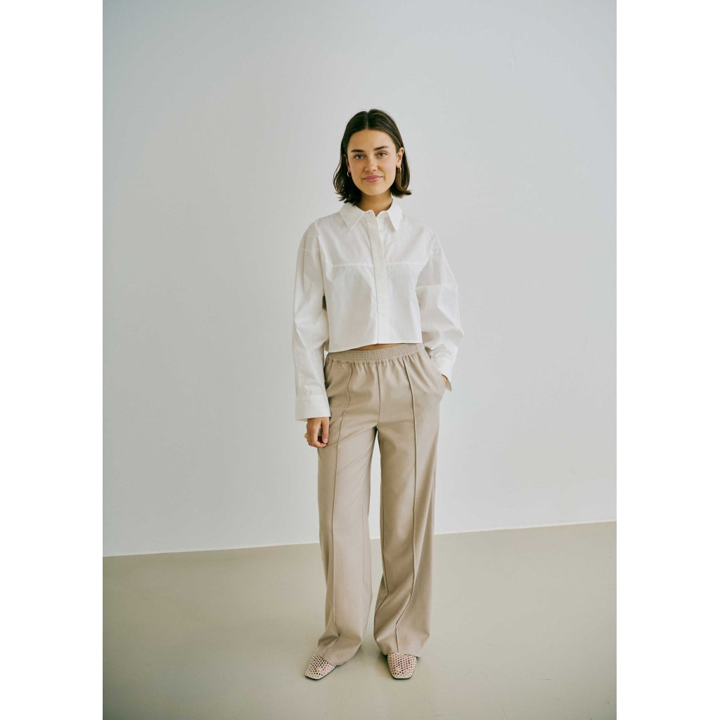 NORR Fraser short shirt Skjorter White