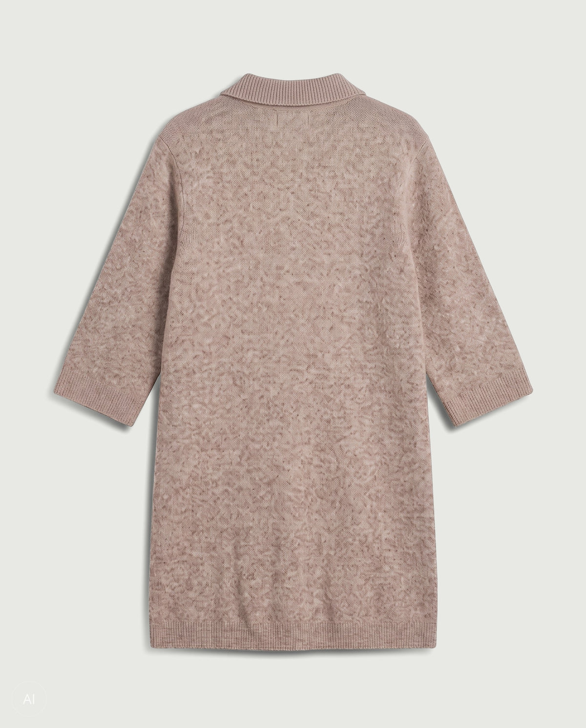 NORR Halli SS knit dress Strik Camel