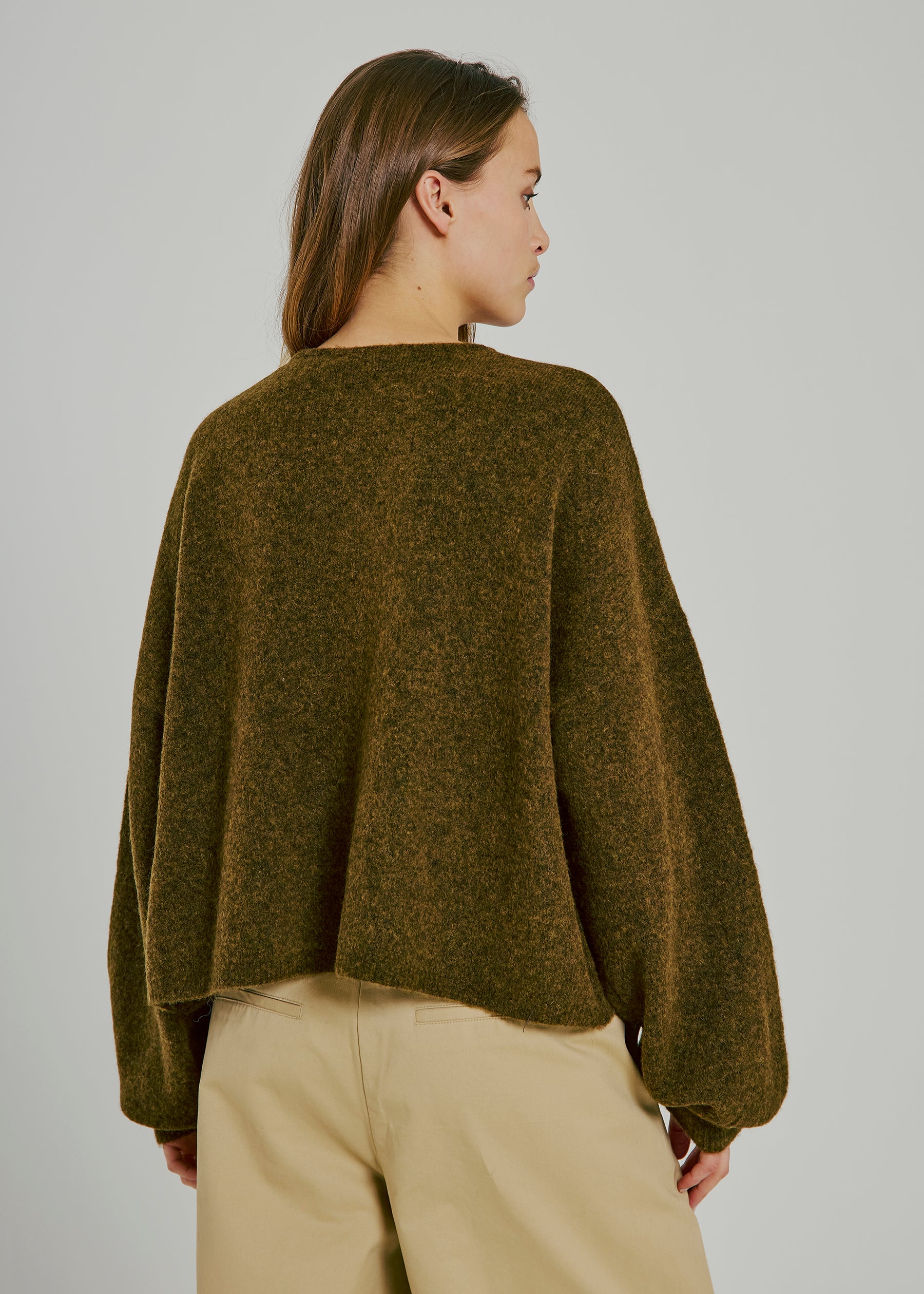 NORR Halli button knit cardigan Cardigans Army
