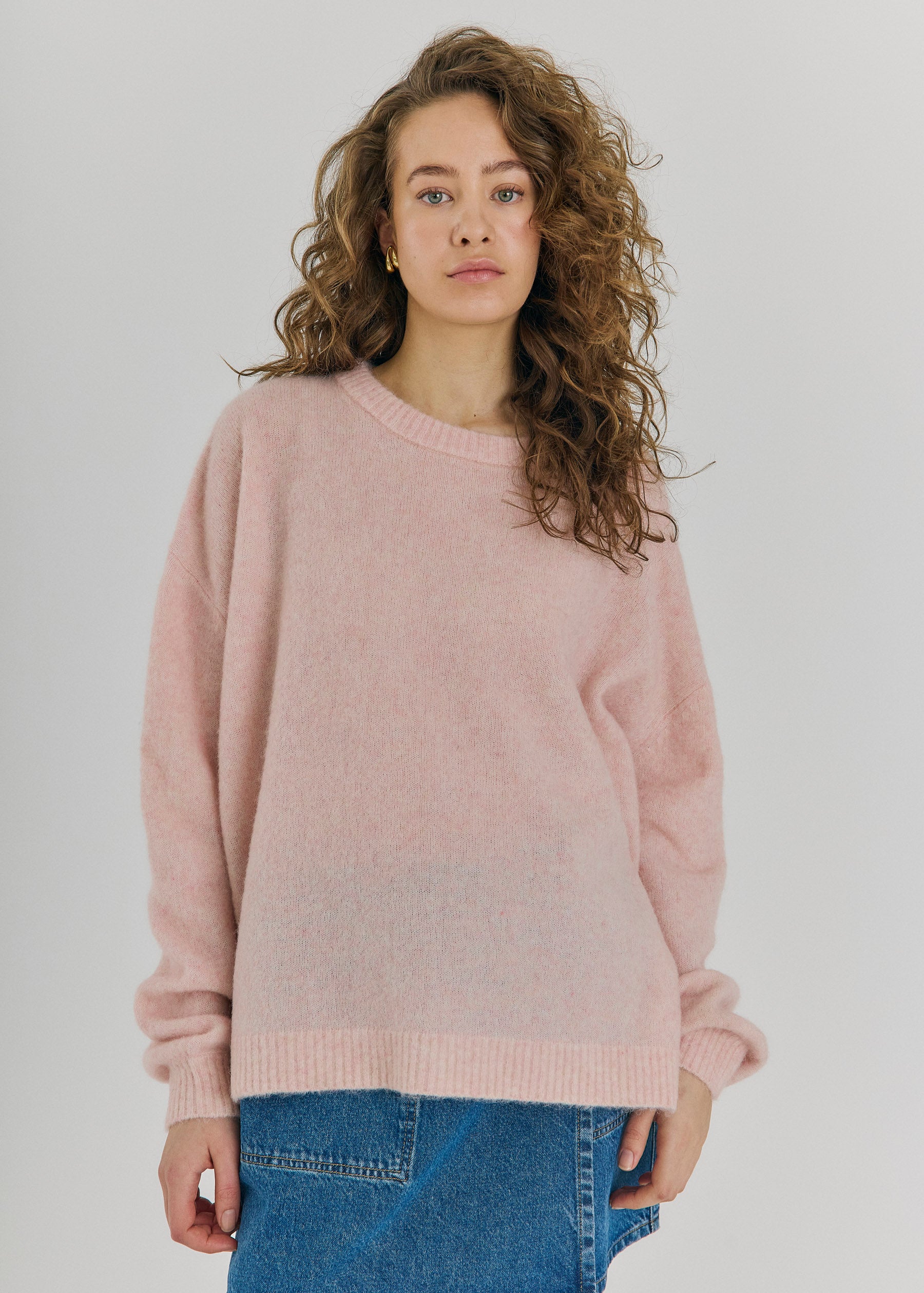 NORR Halli knit top Knits Light pink