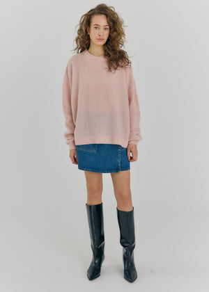 NORR Halli knit top Knits Light pink