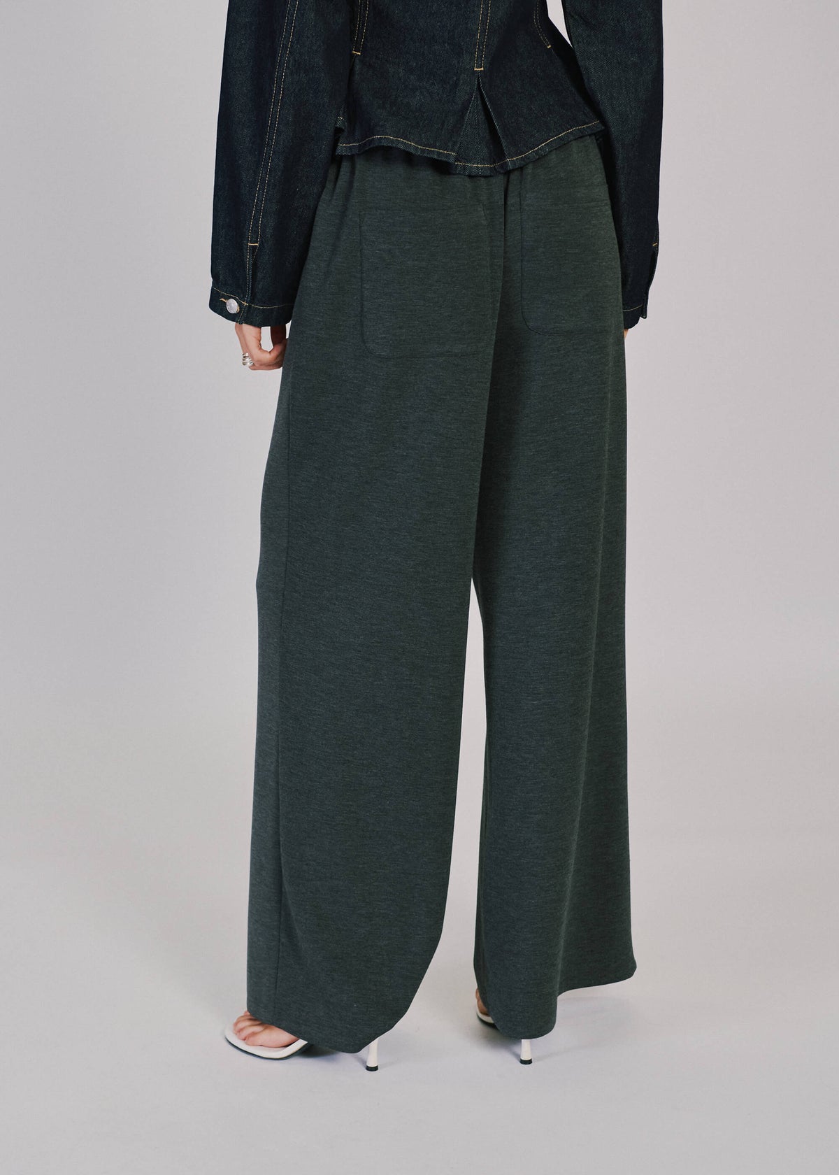 NORR Karla pants Bukser Dark grey melange