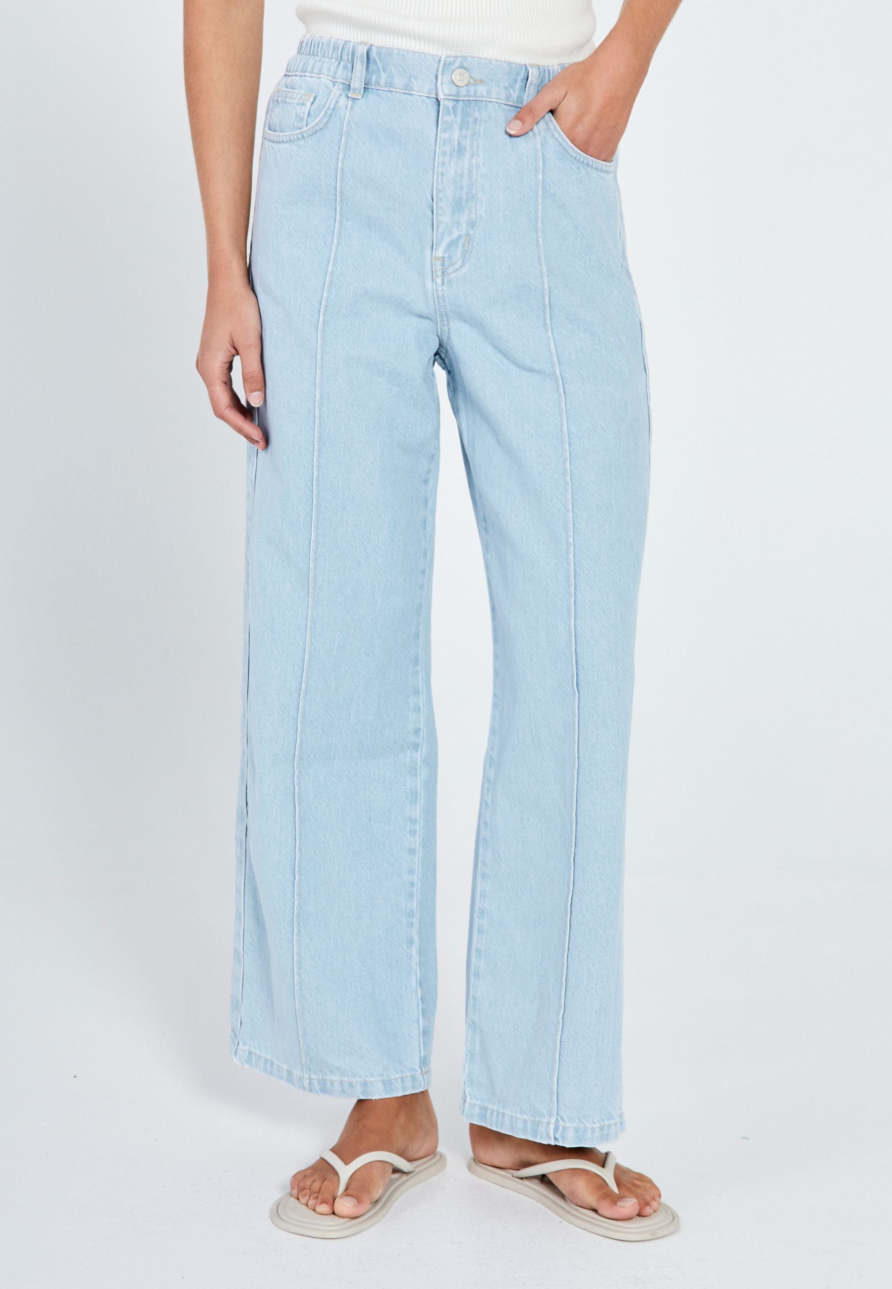 NORR Kenzie baggy jeans Pants Cloudy blue wash