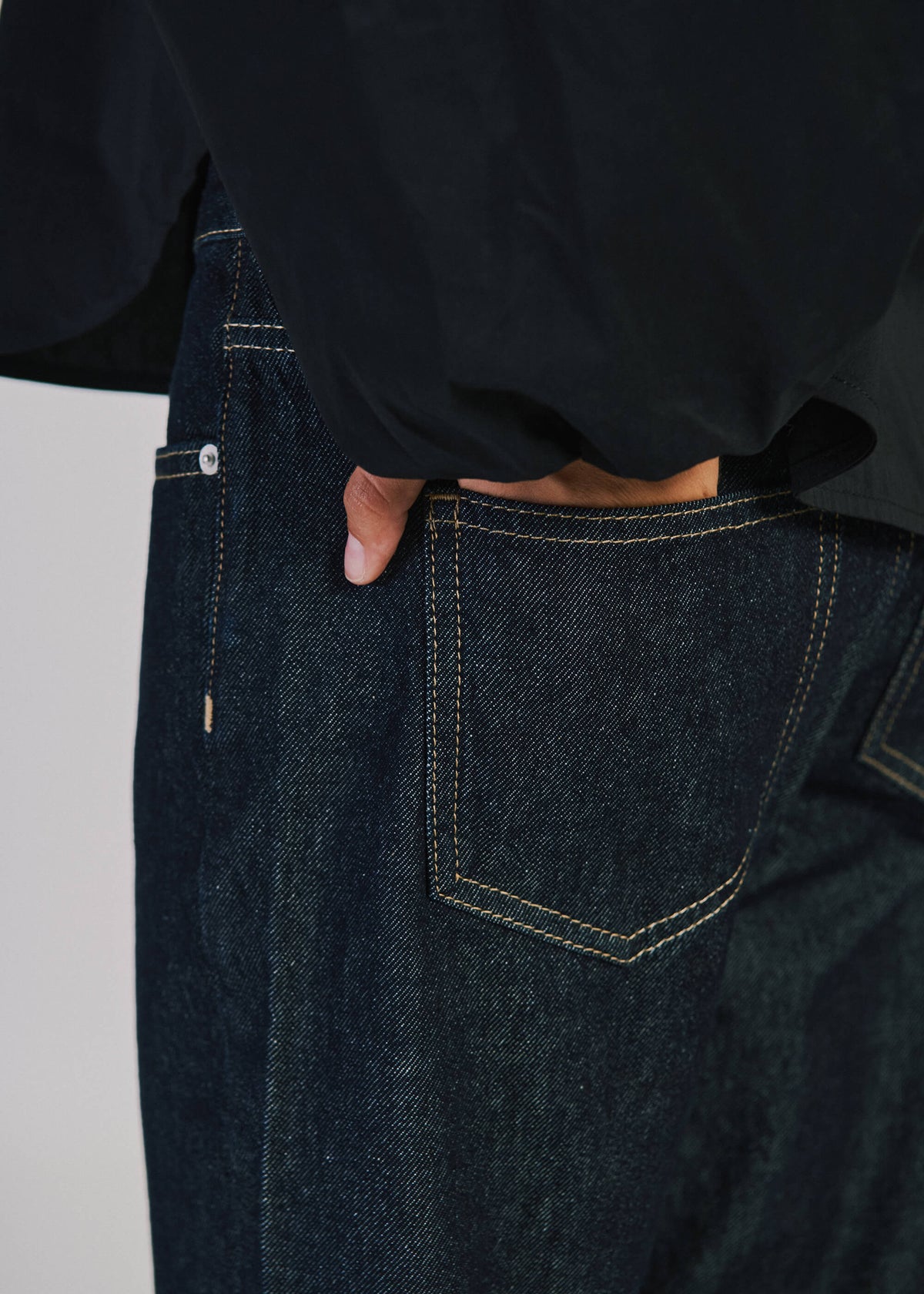 NORR Kenzie relaxed ankle jeans Bukser Dark blue wash