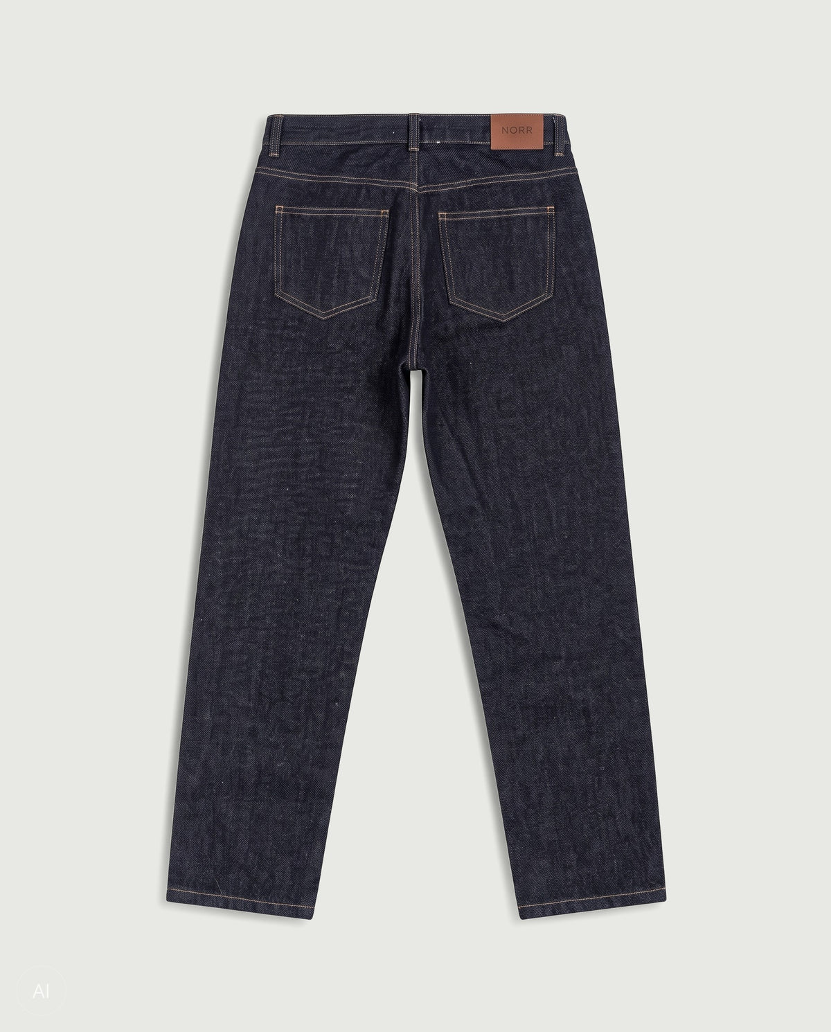 NORR Kenzie relaxed ankle jeans Bukser Dark blue wash