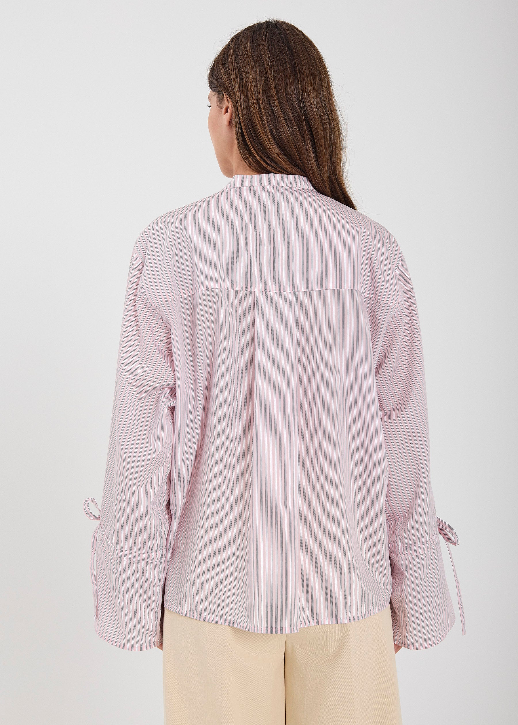 NORR Kristel shirt Skjorter Light pink stripe