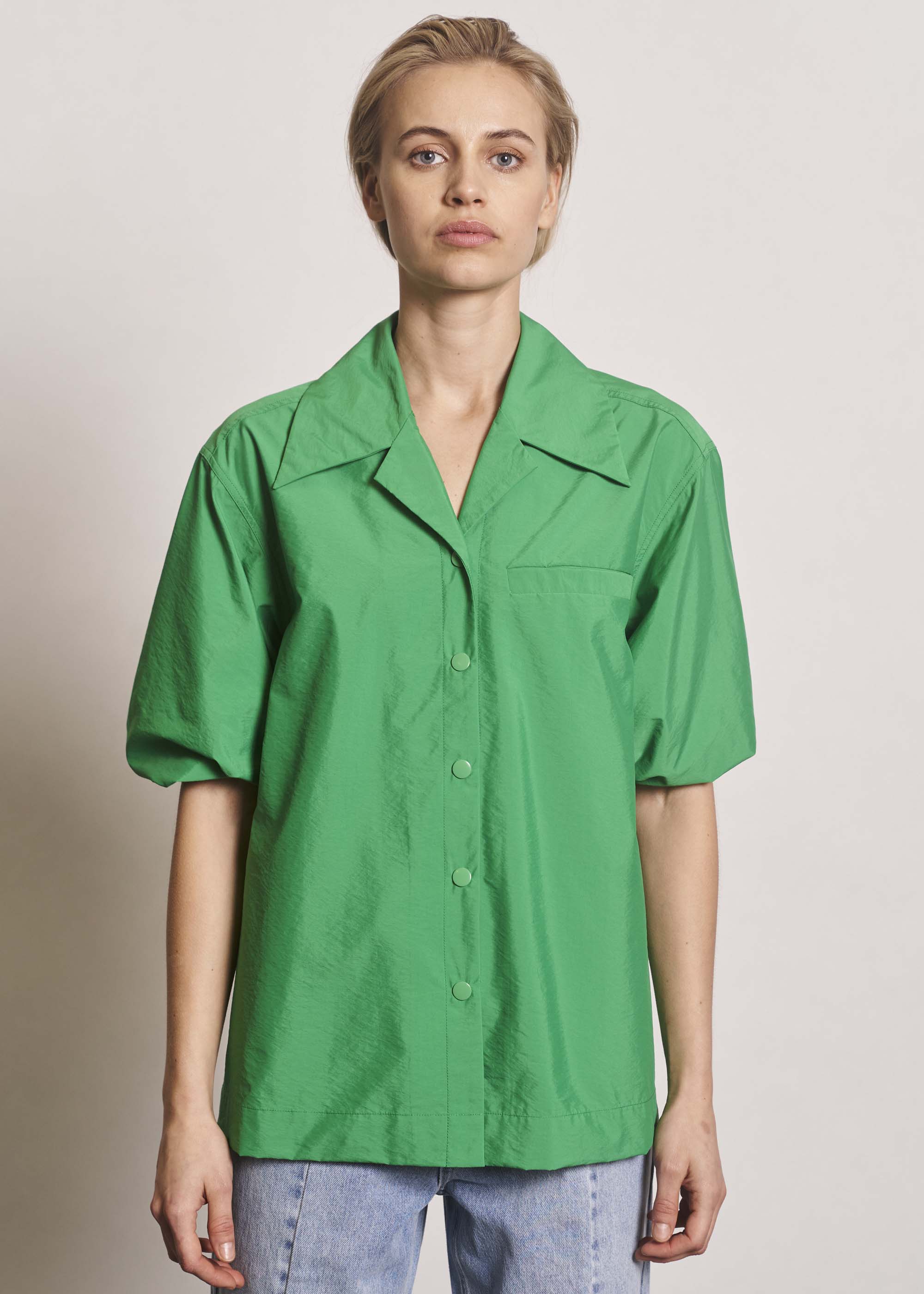 NORR Lana shirt Shirts Strong green