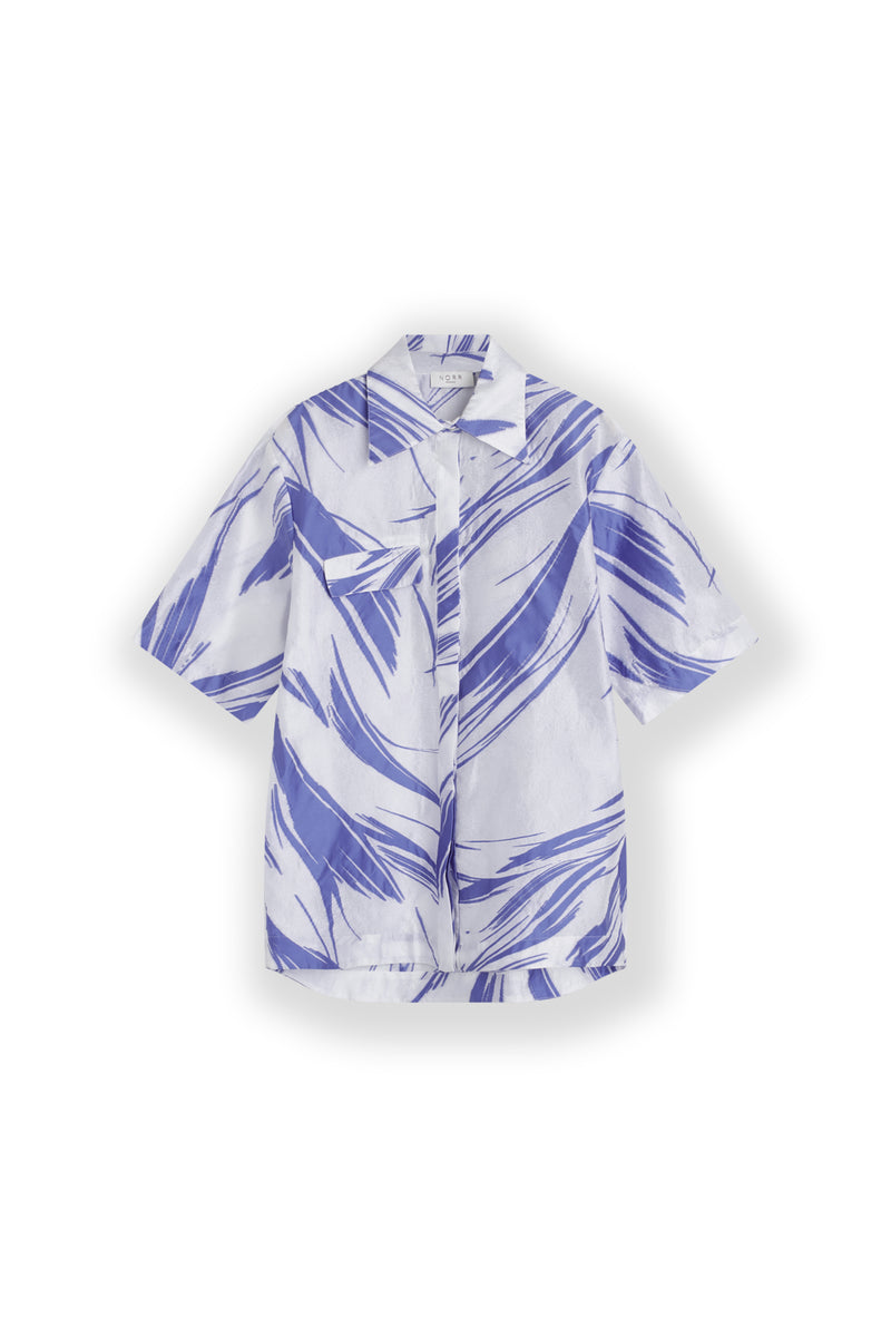 Leisure shirt - Blue print