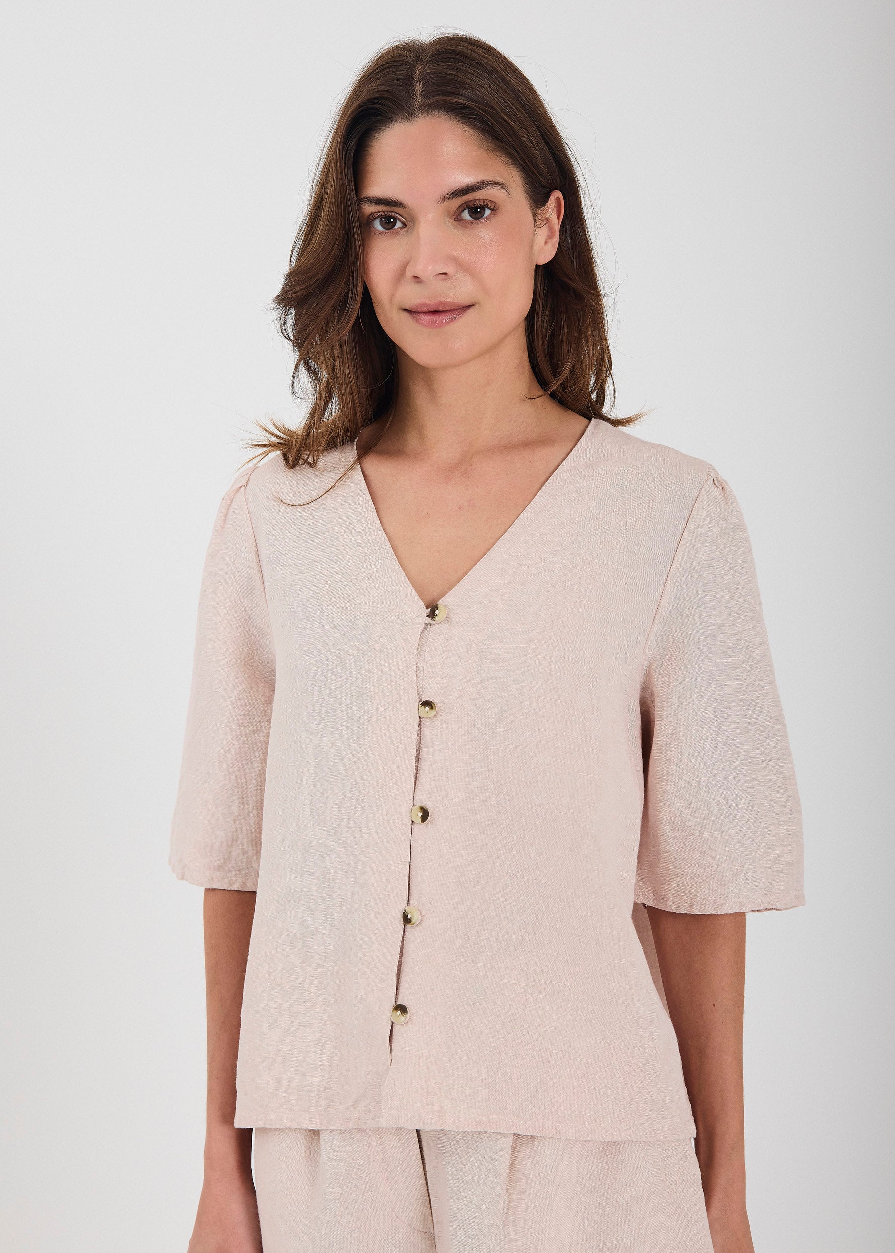 NORR Lineo top Toppe Light Rose