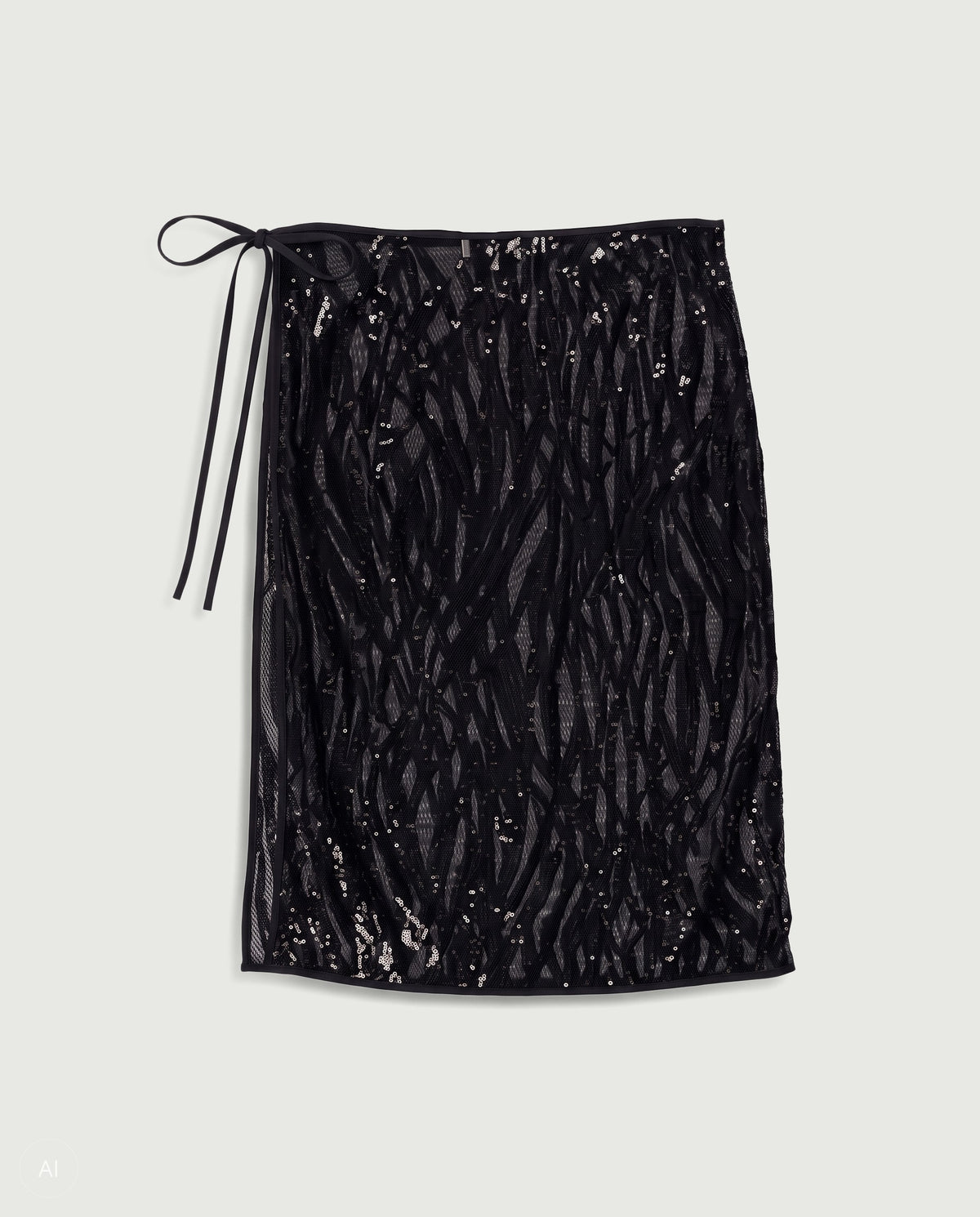 NORR Luna wrap skirt Nederdele Black