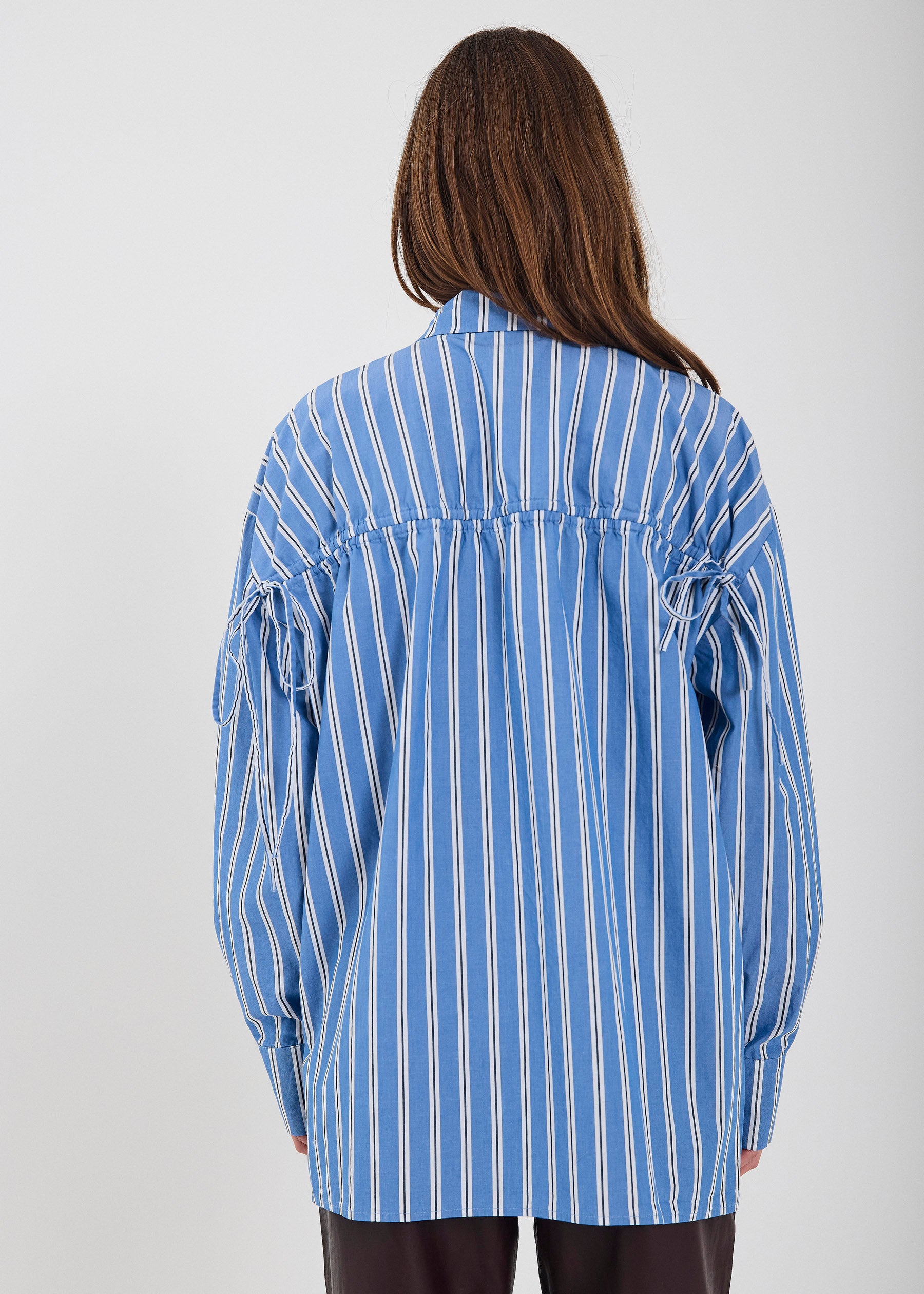 NORR Maloa shirt Skjorter Blue stripe