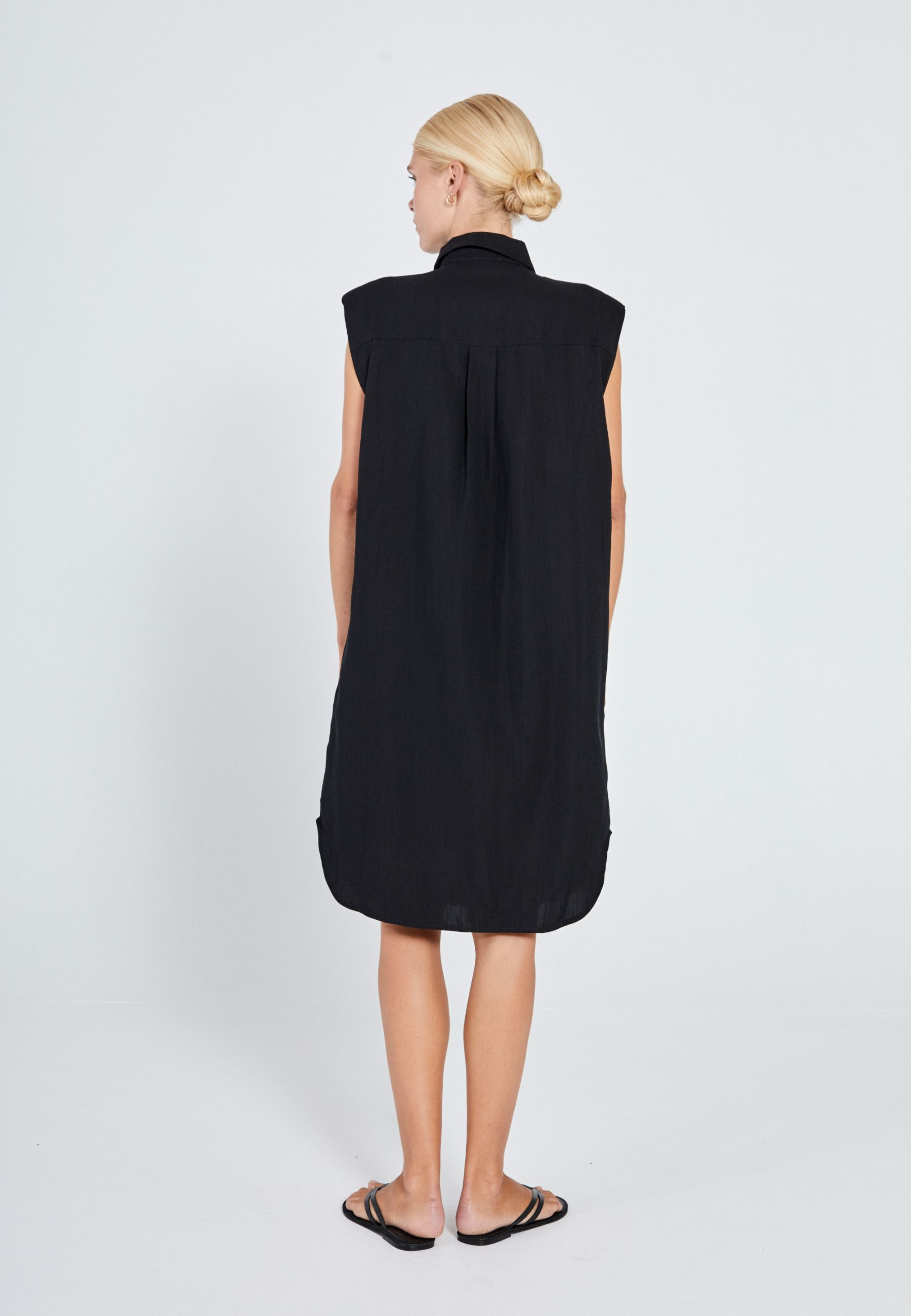 NORR Mara shirt dress Kjoler Black