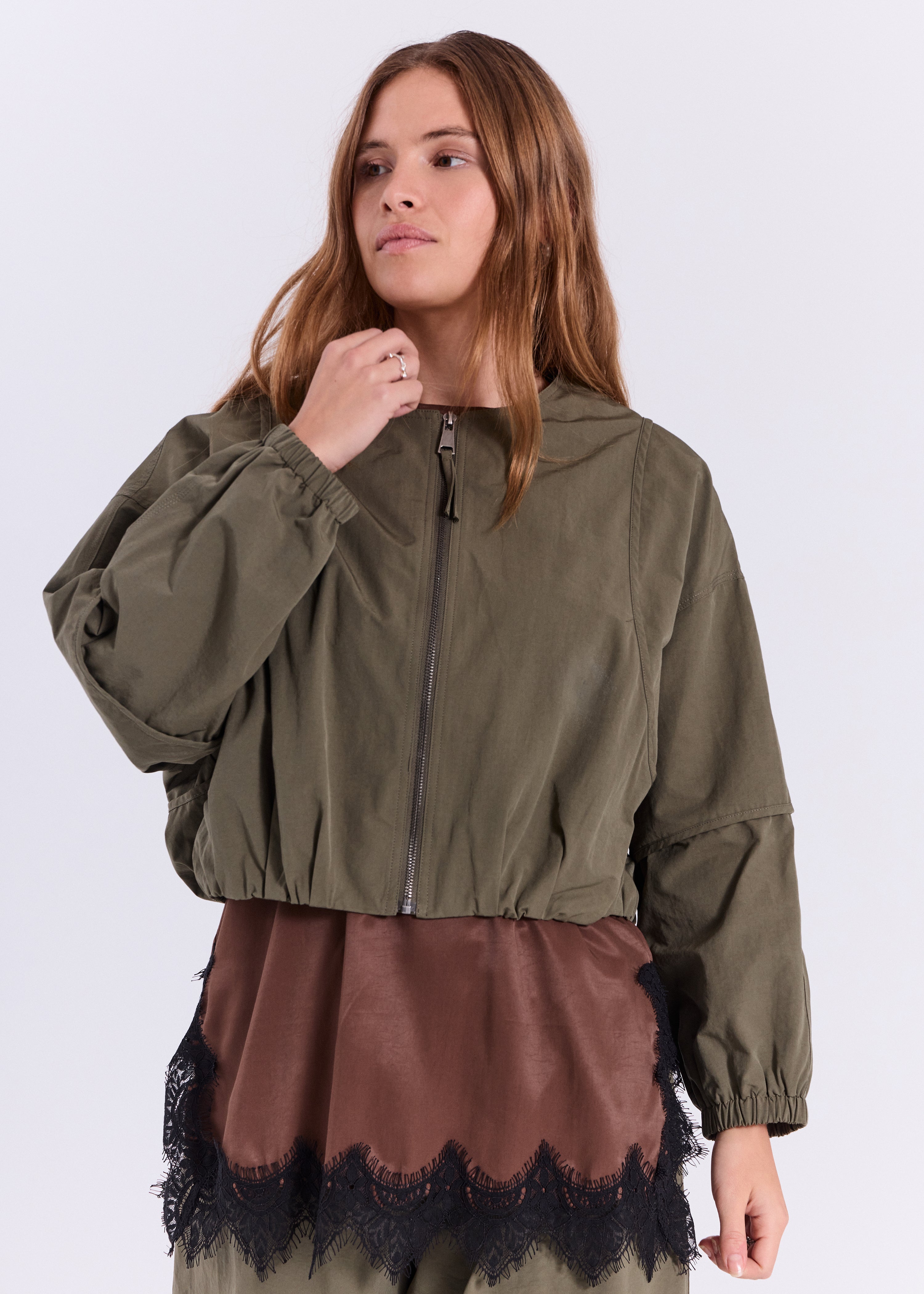 NORR Mikka light jacket Jakker Dark green