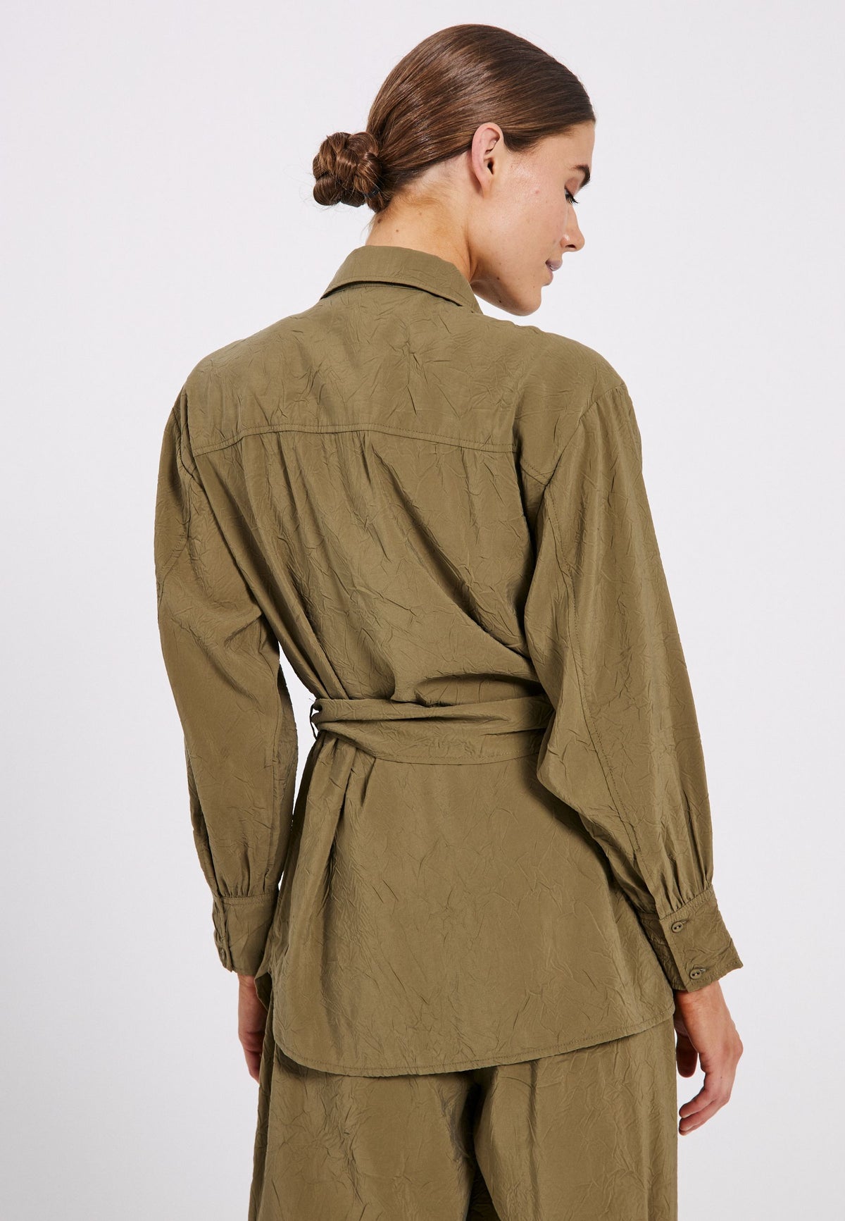 NORR Moa LS shirt Skjorter Olive