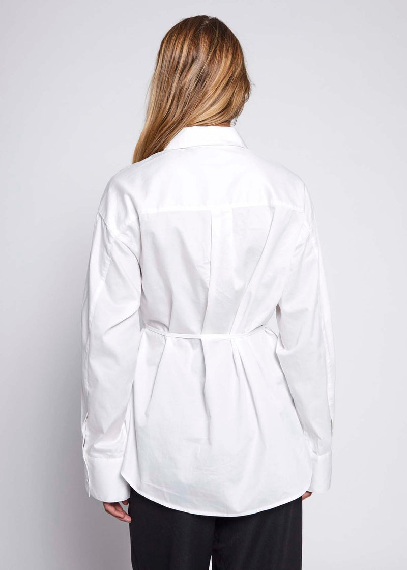 NORR Mona solid shirt Shirts Solid white