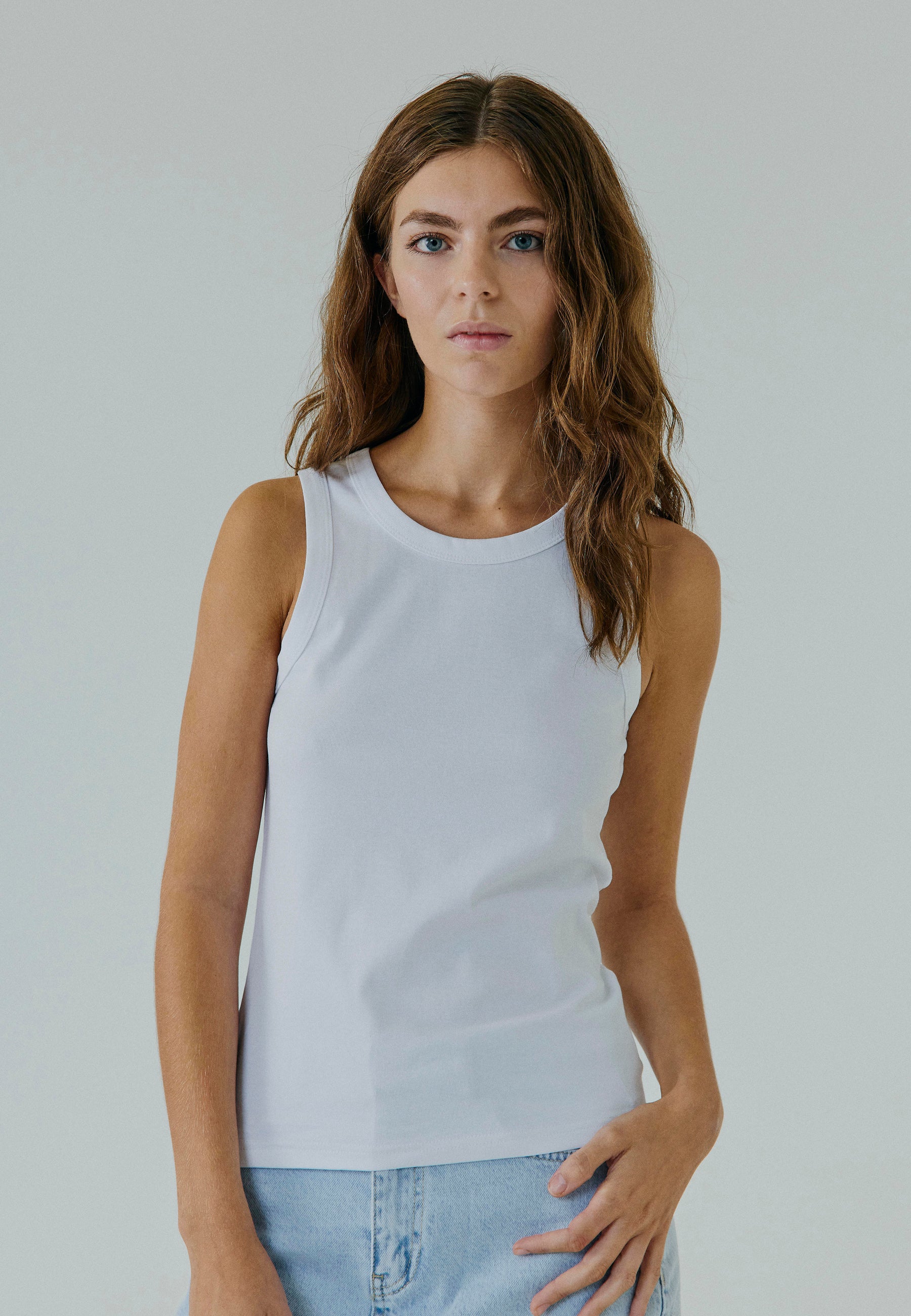 NORR Nelly tank top Toppe White