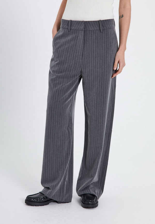 NORR Neo pinstripe pants Pants Grey pinstripe