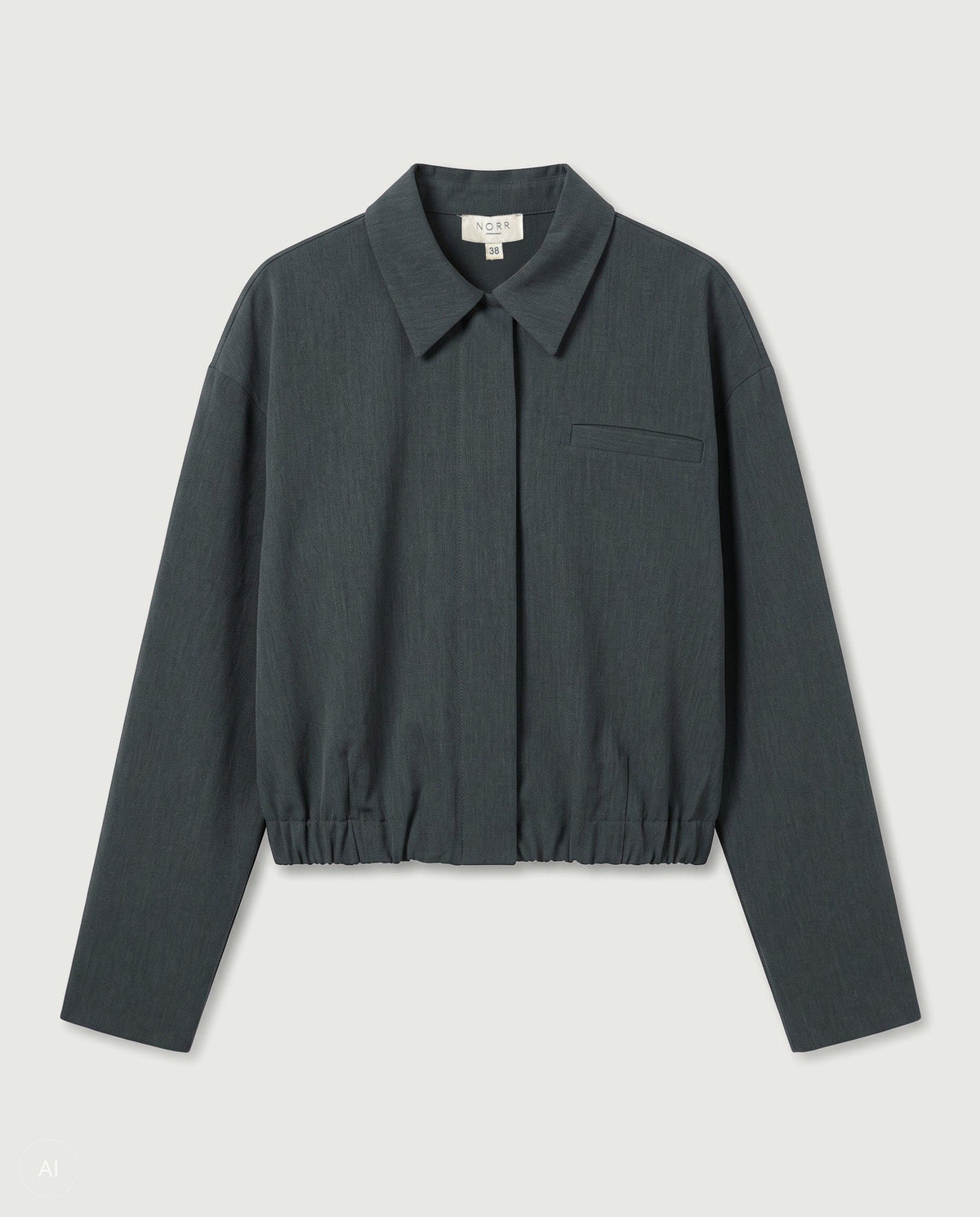 NORR Nina light jacket Jakker Grey melange