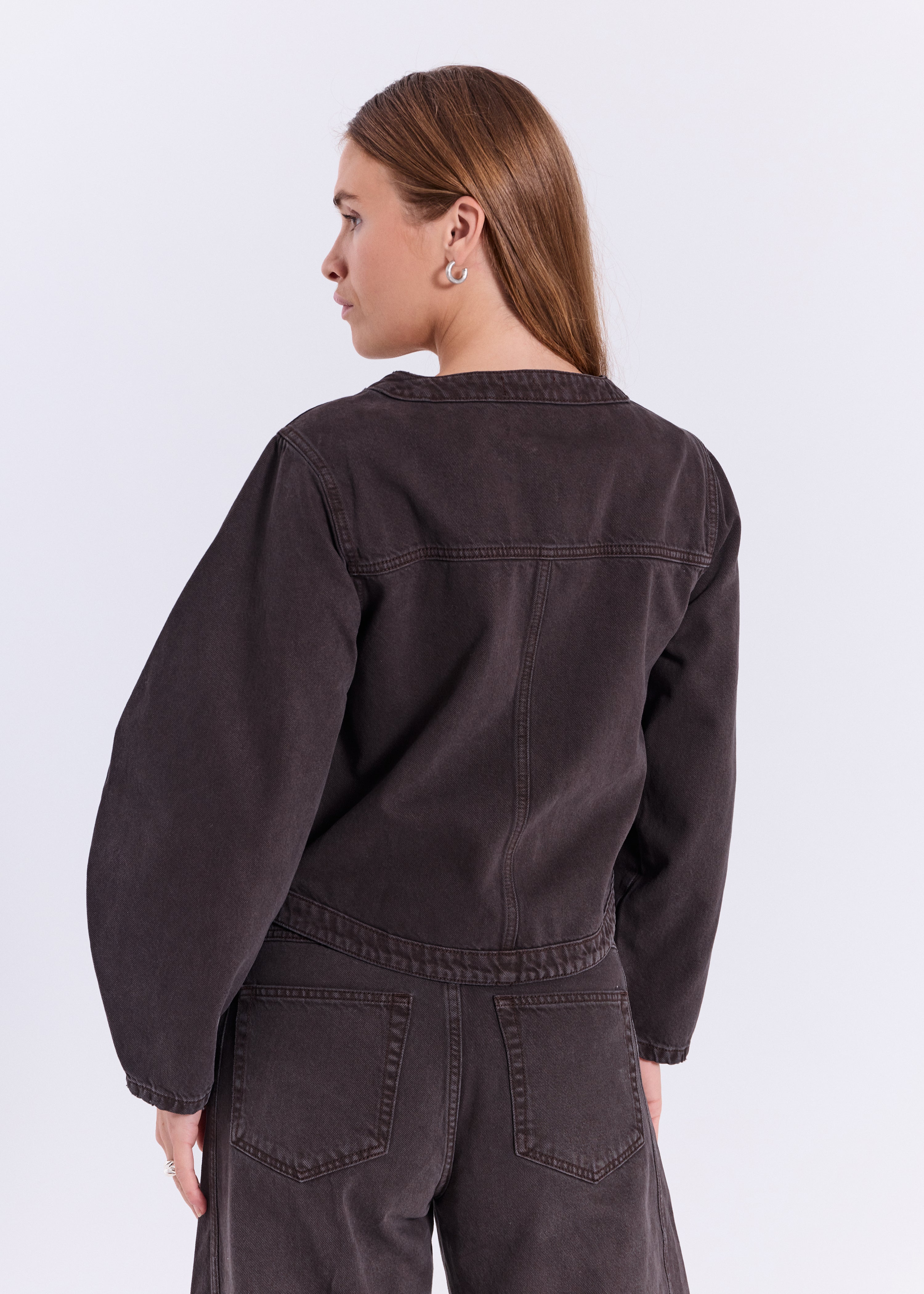 NORR Ninni LS shirt Skjorter Brown washed