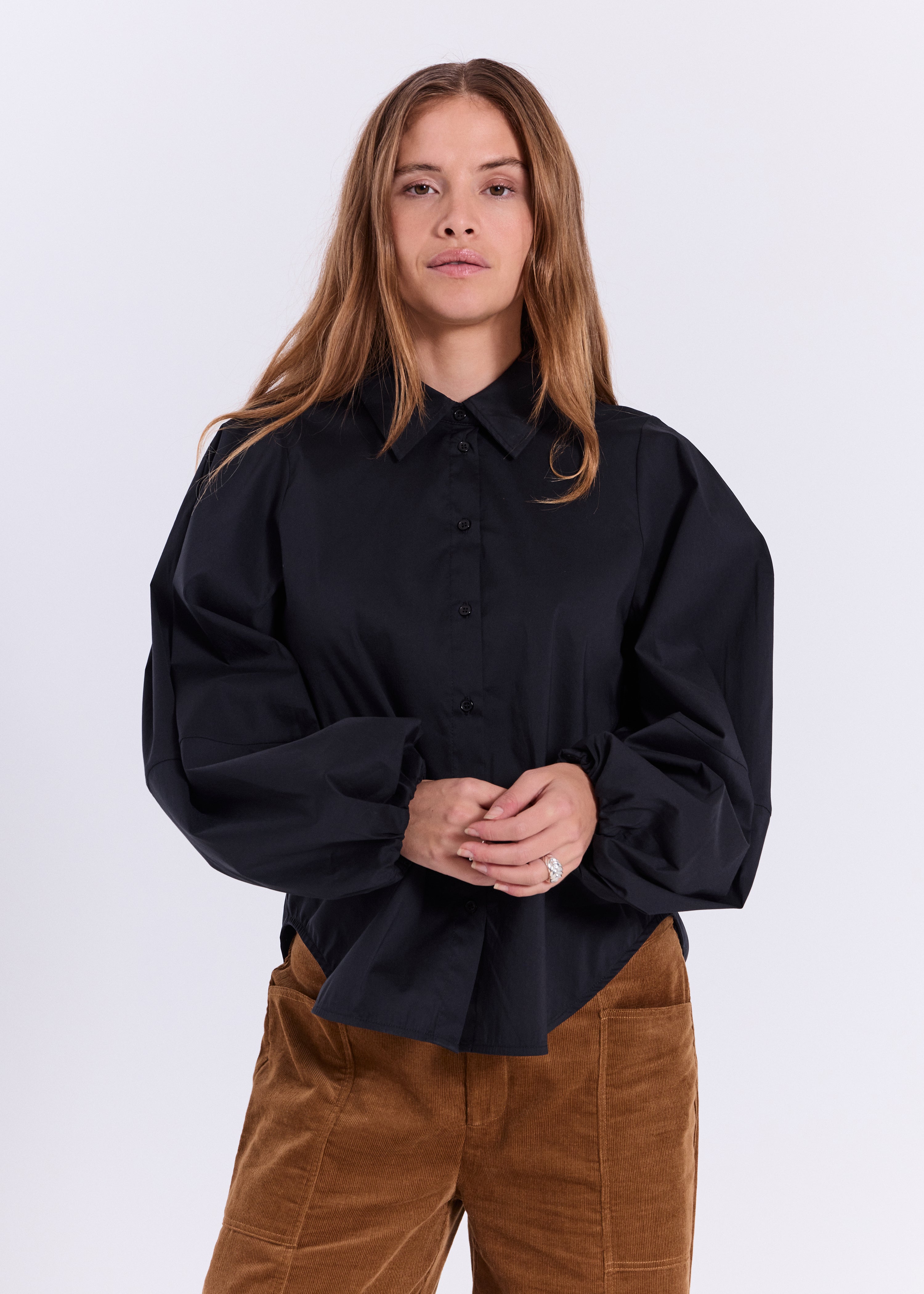 NORR Otilia LS shirt Skjorter Black
