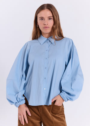 NORR Otilia LS shirt Skjorter Blue