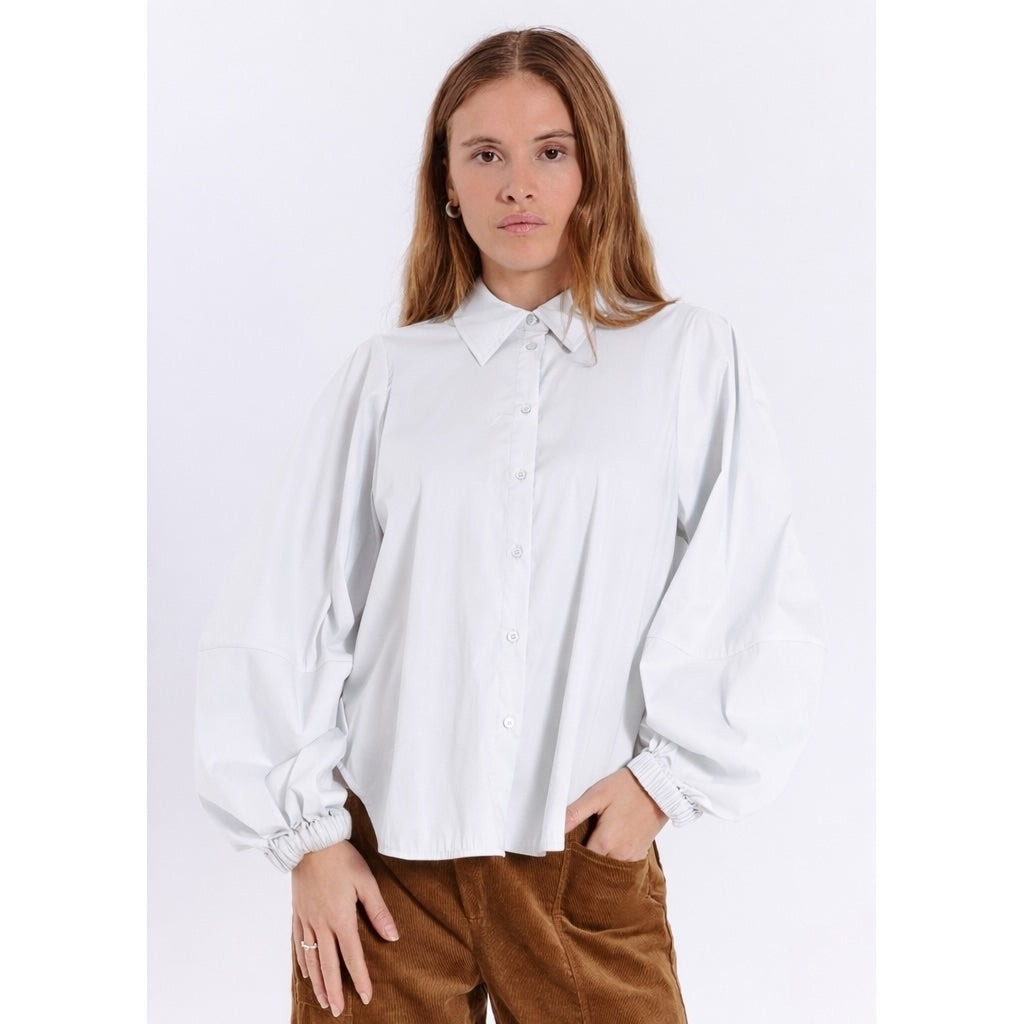 NORR Otilia LS shirt Skjorter White