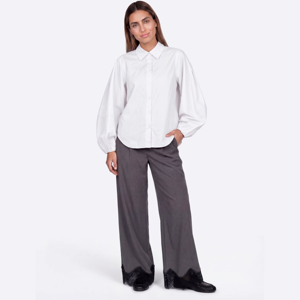 NORR Otilia LS shirt Skjorter White