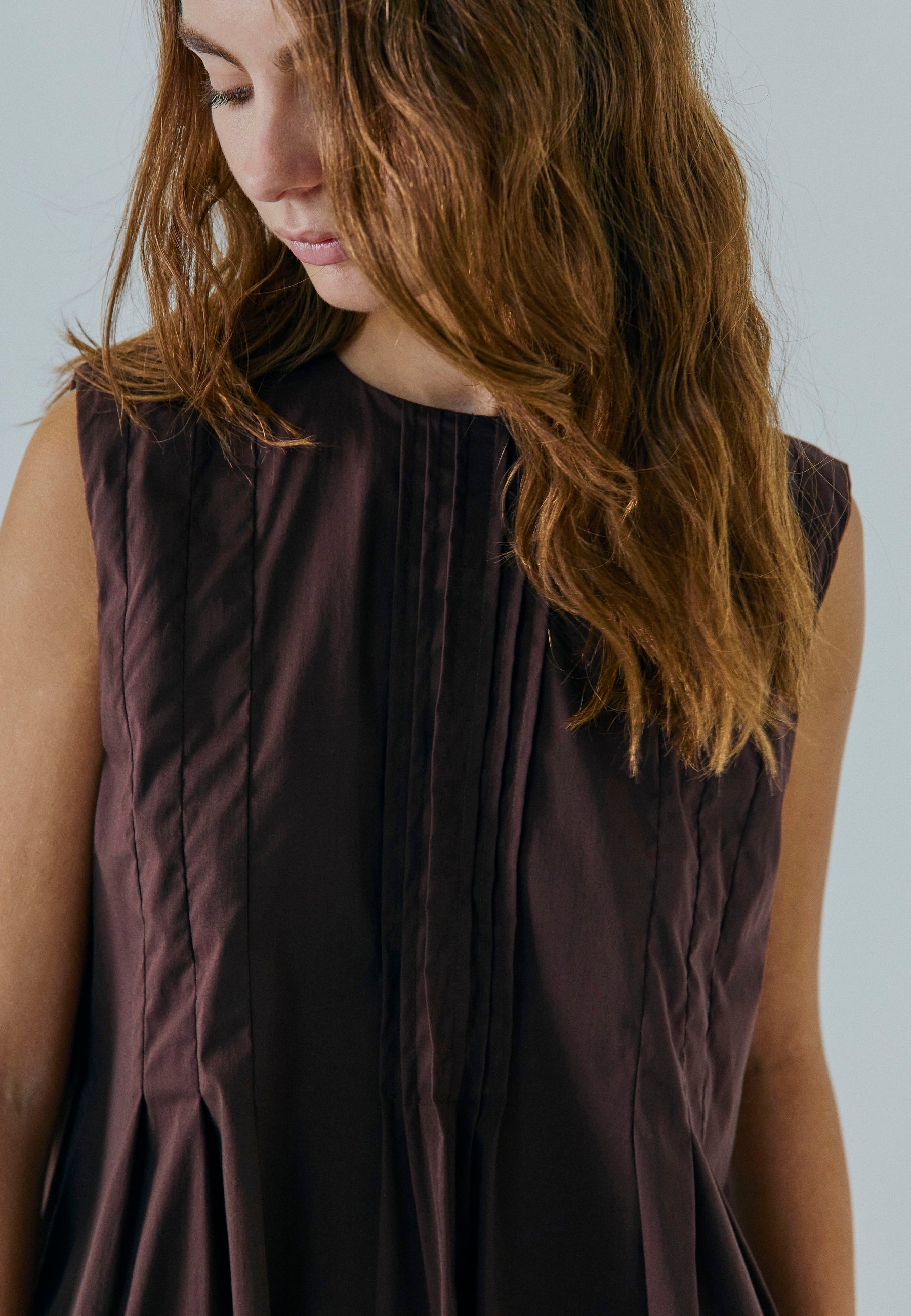 NORR Otilia SL top Toppe Dark Brown