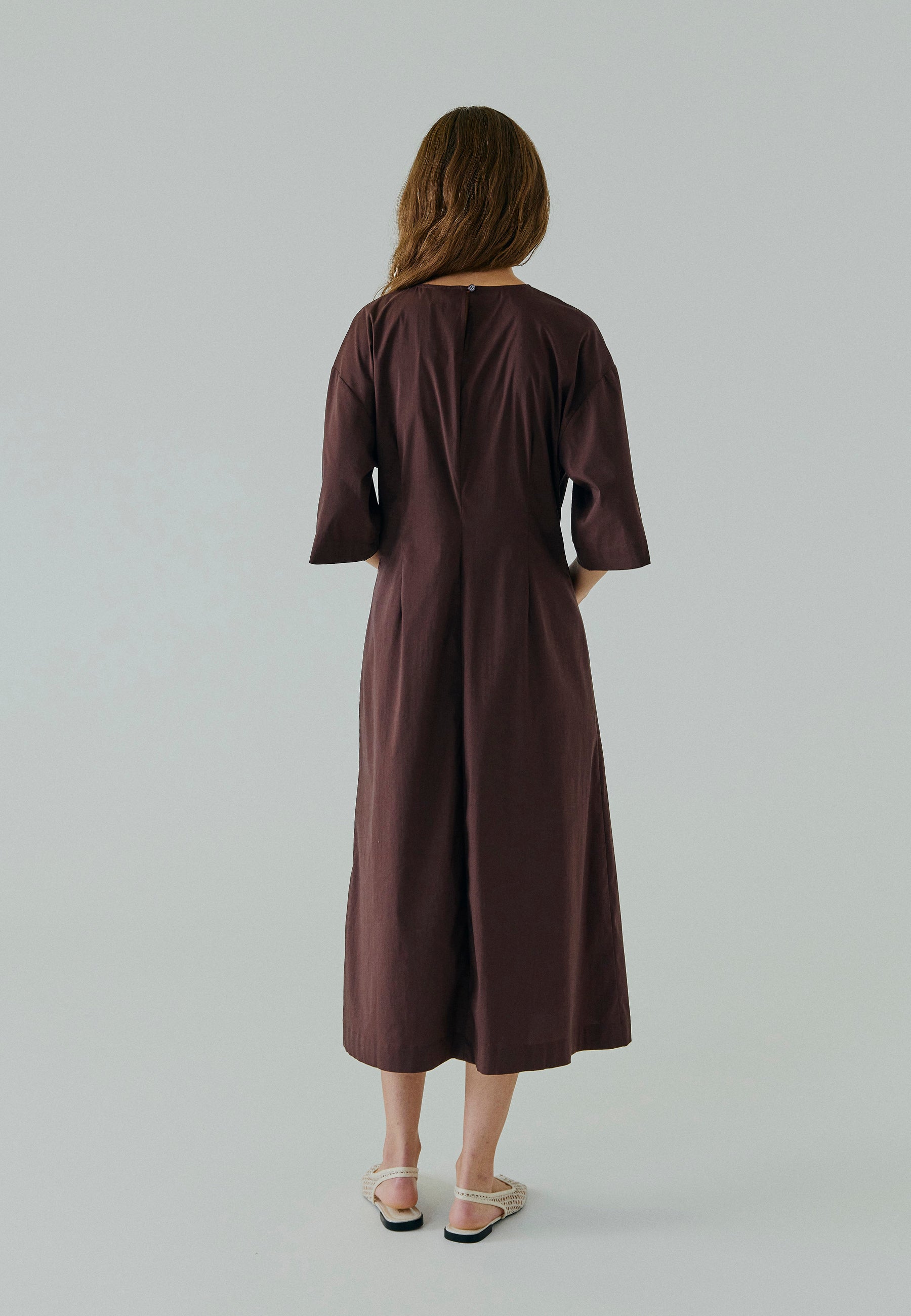 NORR Otilia maxi dress Kjoler Dark Brown