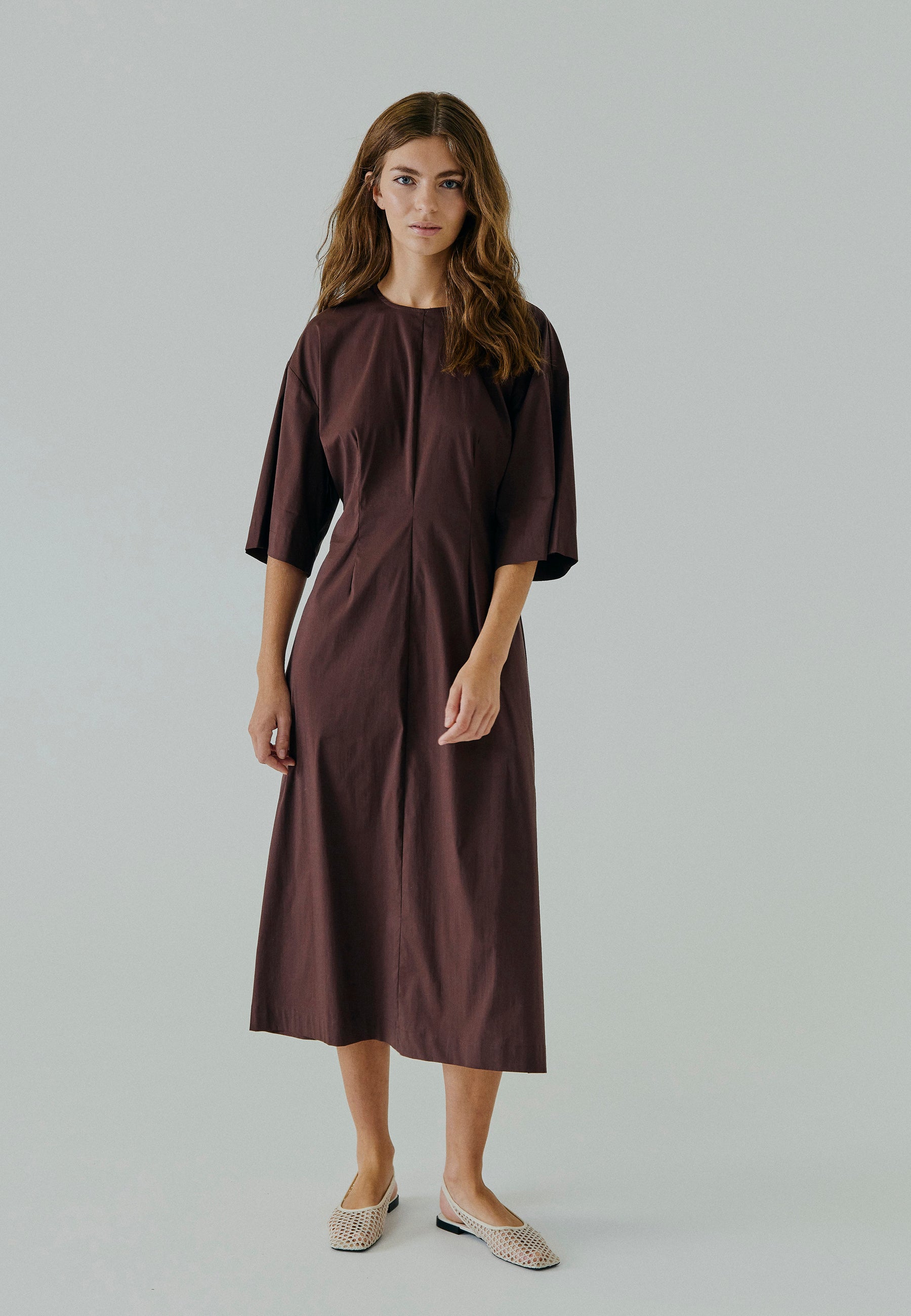 NORR Otilia maxi dress Kjoler Dark Brown
