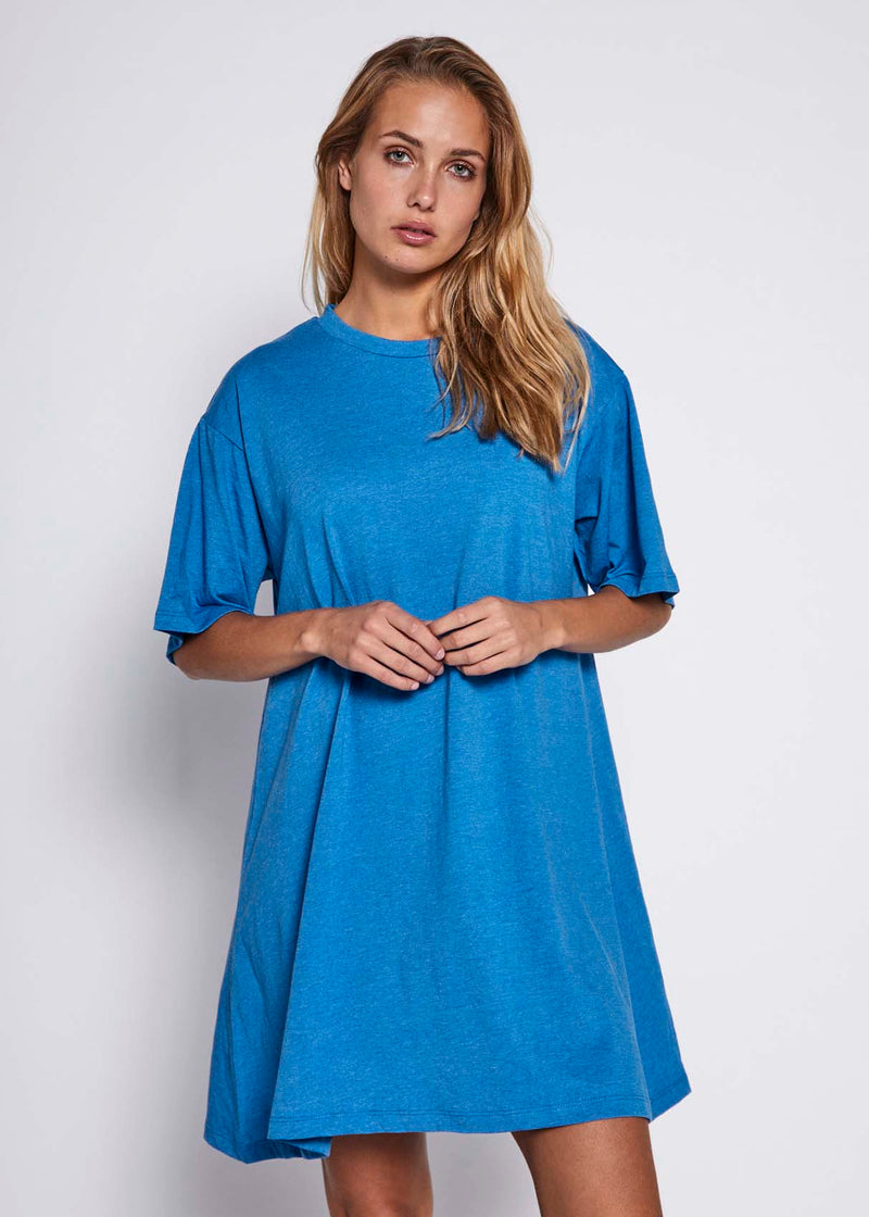 NORR Payton A-shape dress Dresses Strong blue