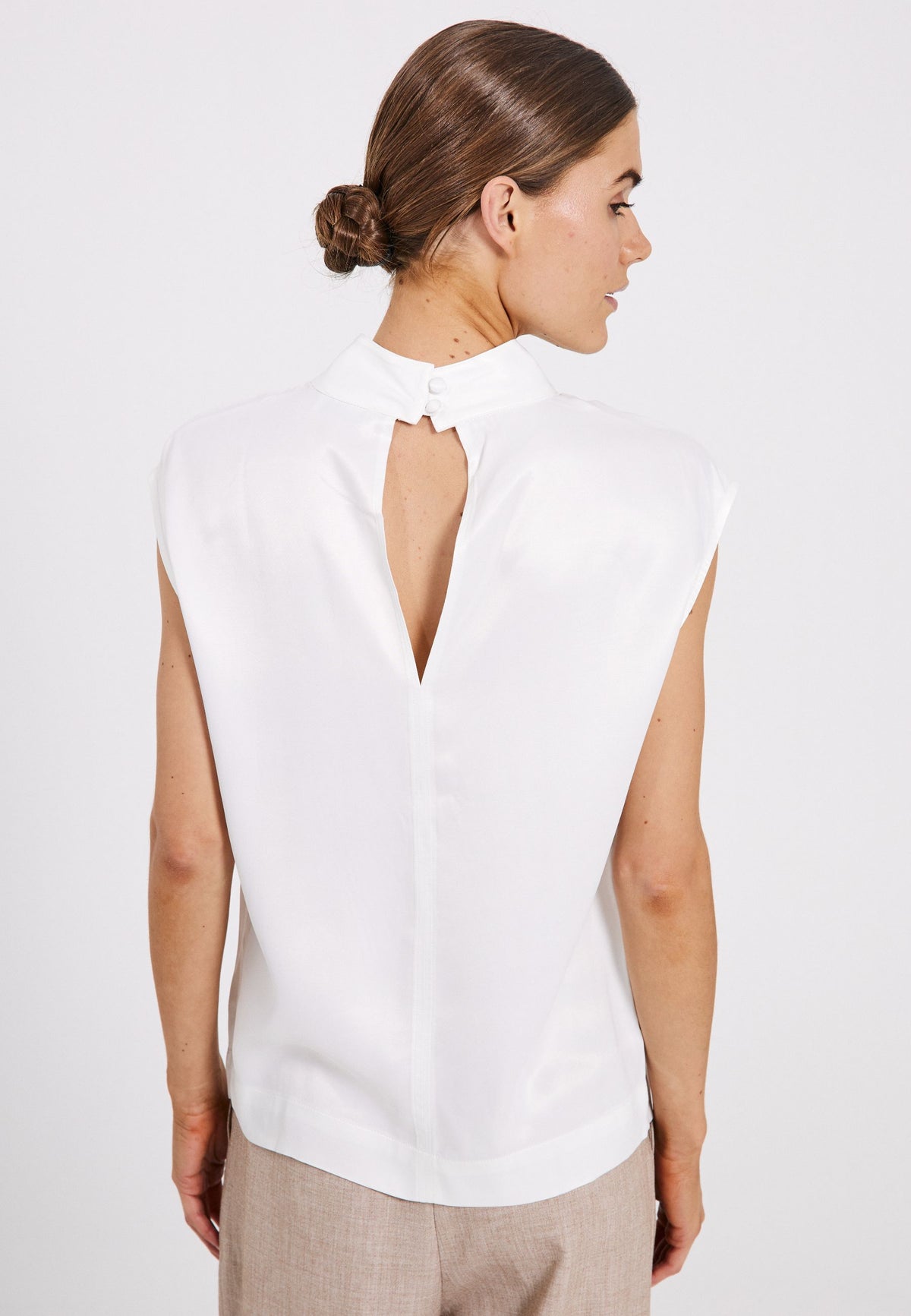 NORR Portia sl top Toppe Off-white