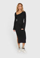 Sherry WS knit dress - Black01