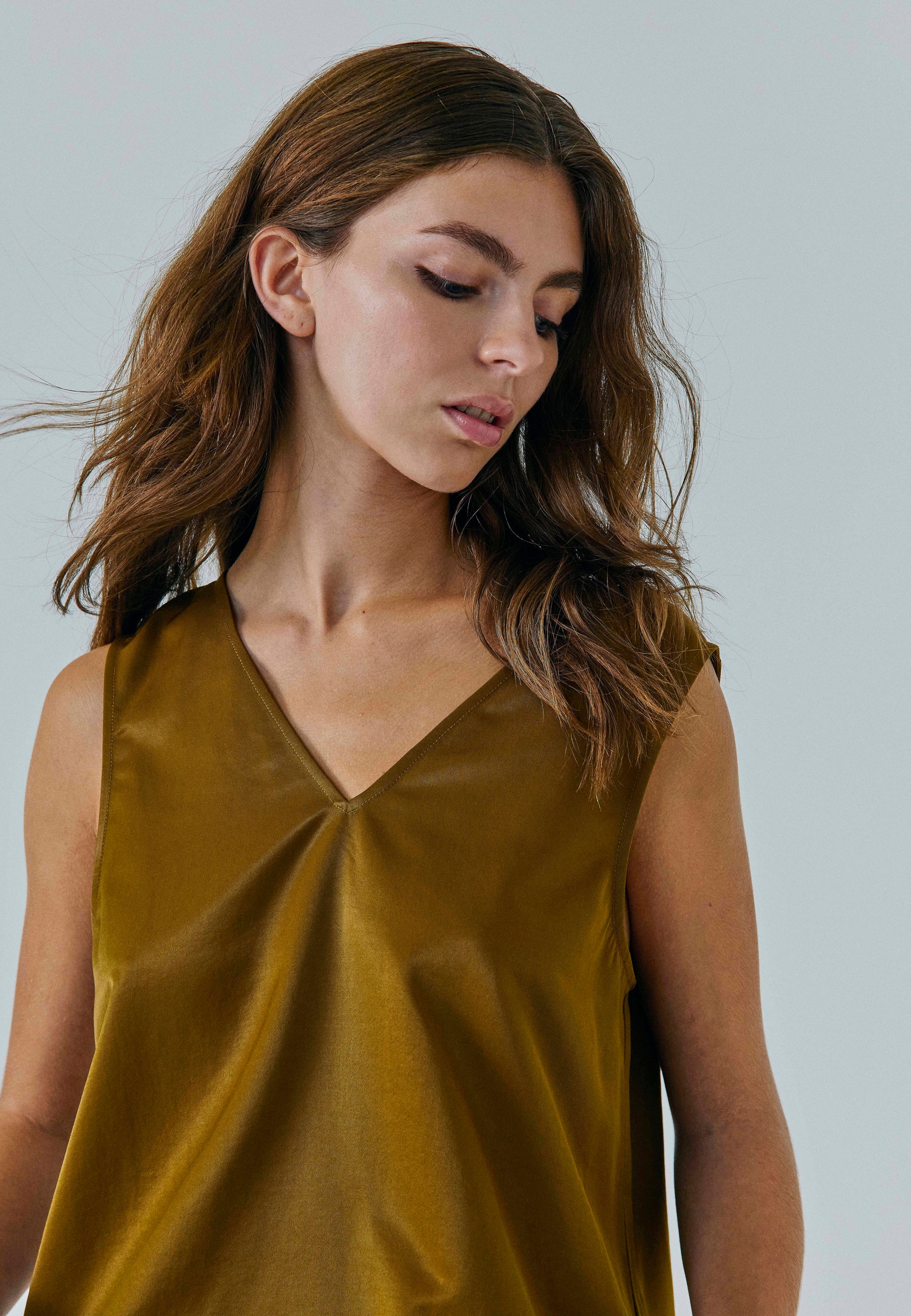 NORR Talua SL top Toppe Caramel brown