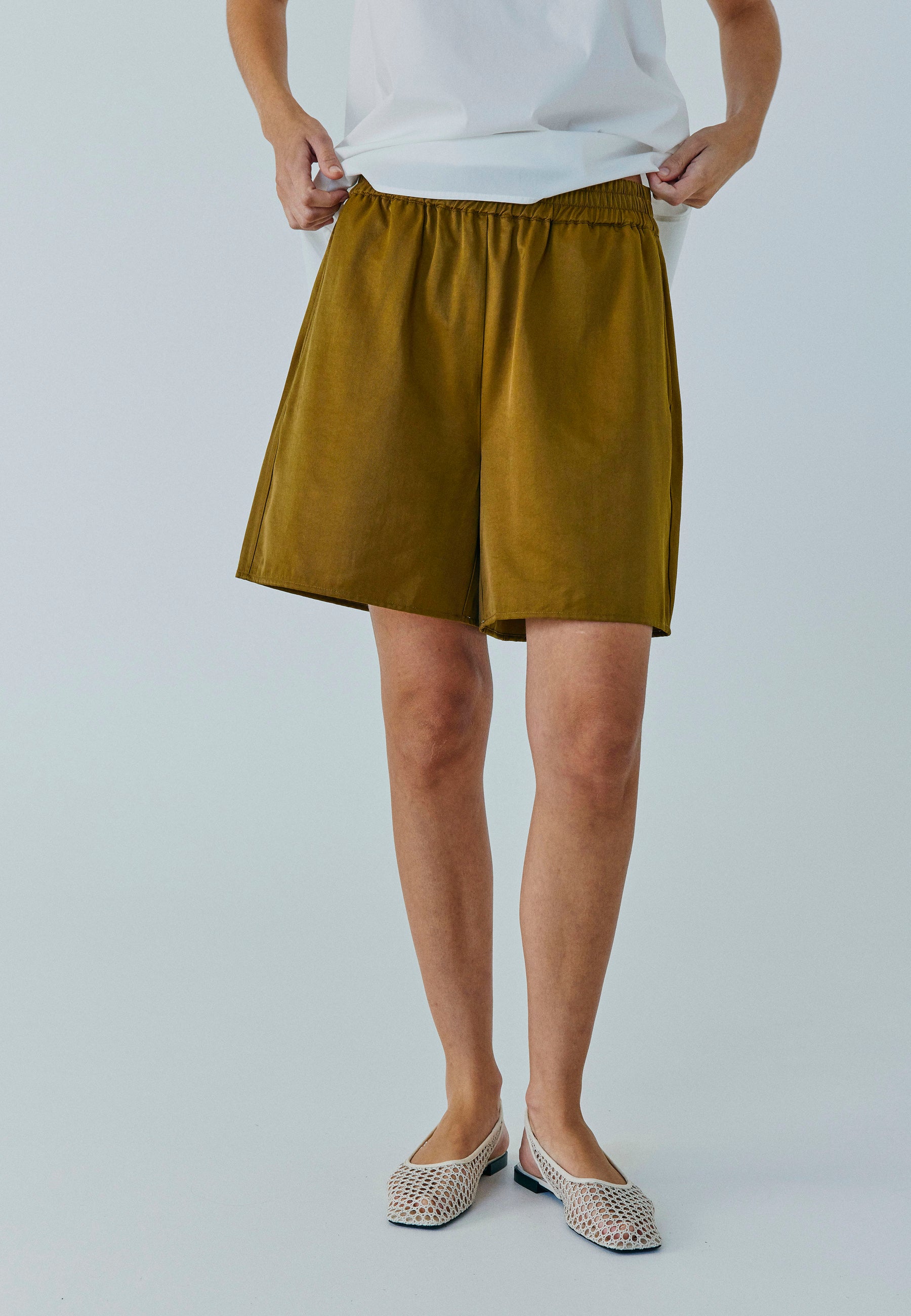 NORR Talua shorts Shorts Caramel brown