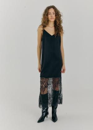 NORR Talua slip dress Kjoler Black