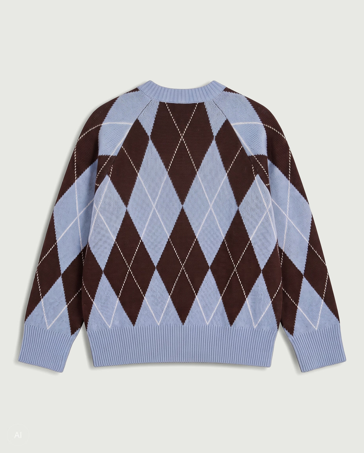 NORR Tea knit top Strik Purple blue