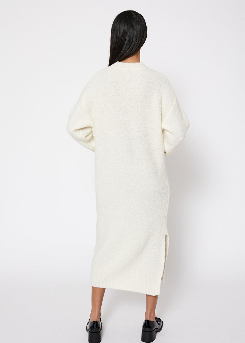 NORR Vica knit dress Dresses Off-white