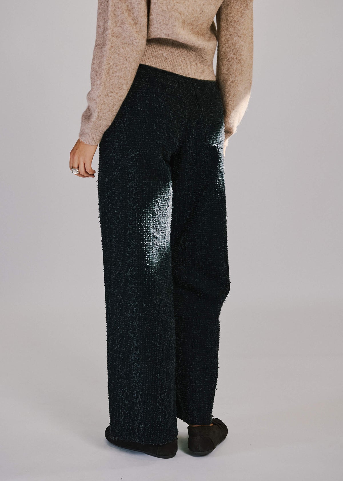 NORR Zoe straight leg jeans Bukser Black washed